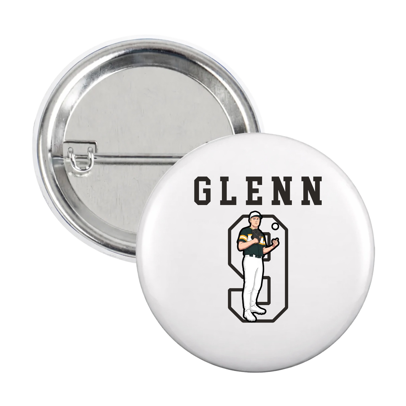 Game Day Button — Shirsey in White
