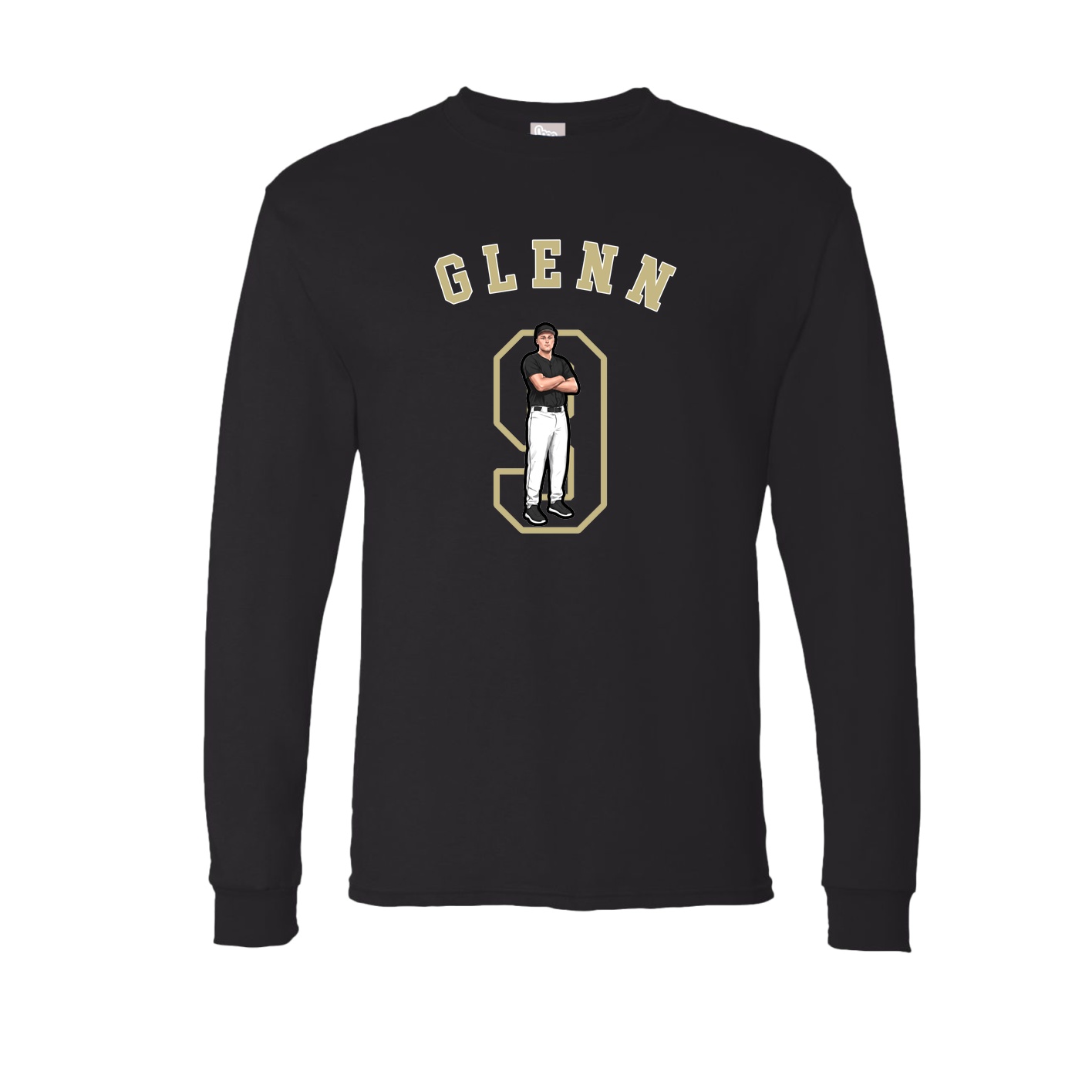 Long Sleeve Tee — Shirsey Arch in Black