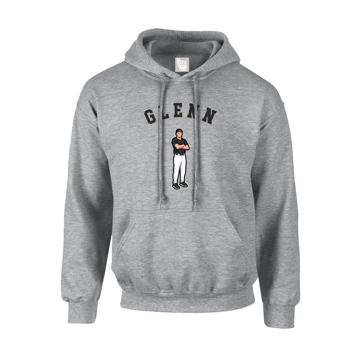 Youth Hoodie — Shirsey Arch in Grey