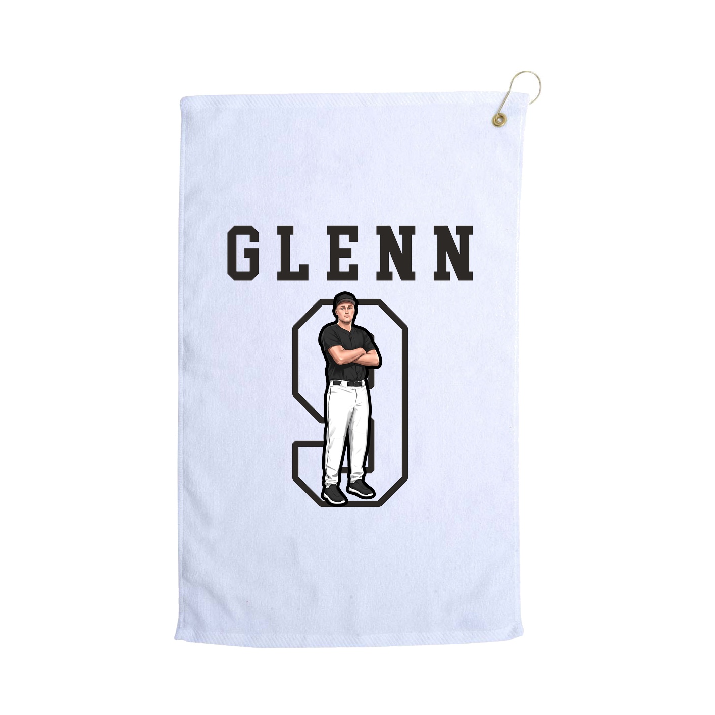 Golf Towel — Shirsey in White