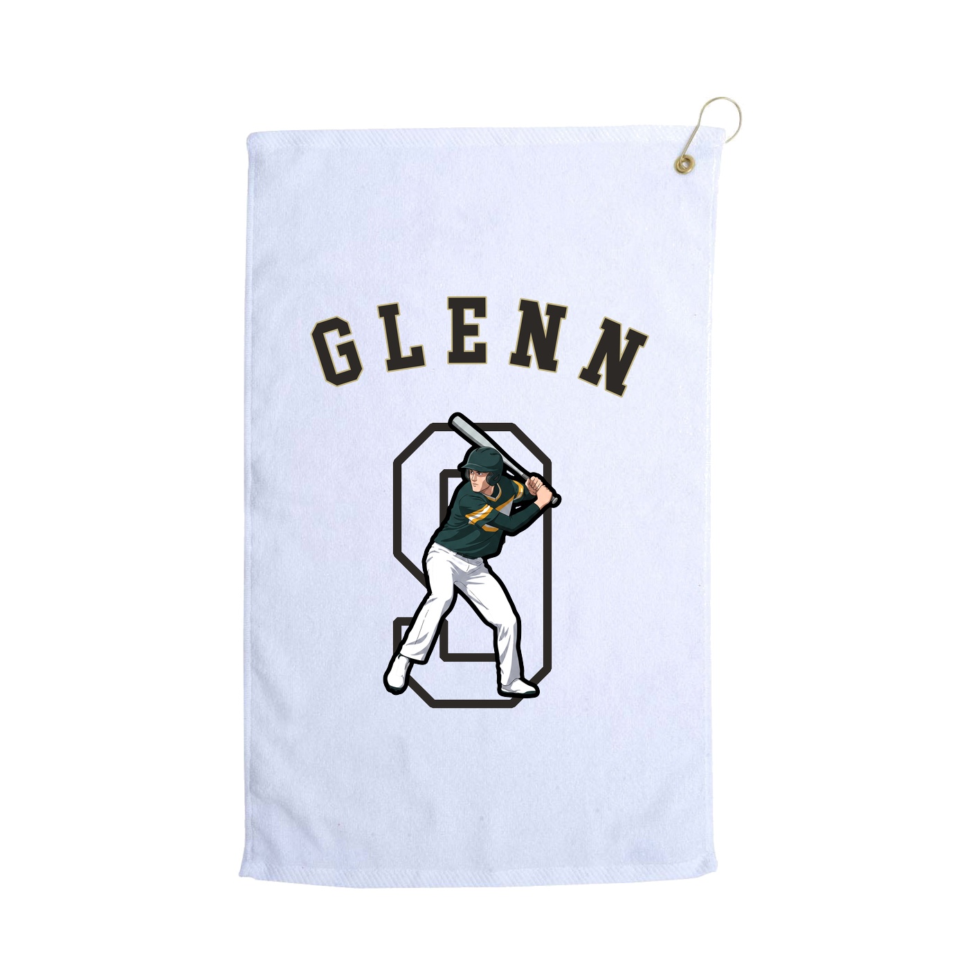 Golf Towel — Shirsey Arch in White