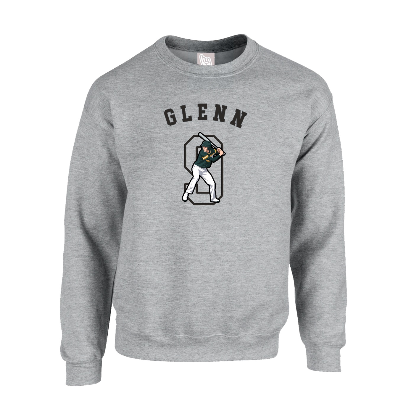 Fleece Crew — Shirsey Arch in Grey