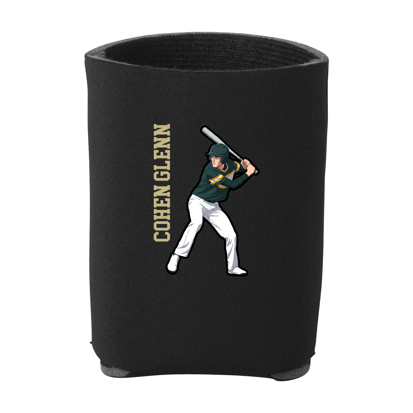 Can Holder — Name Vertical in Black