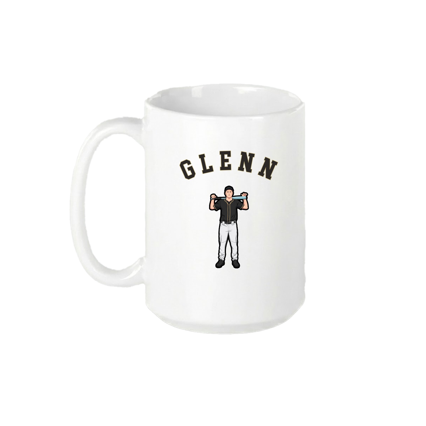 15oz Coffee Mug — Shirsey Arch in White