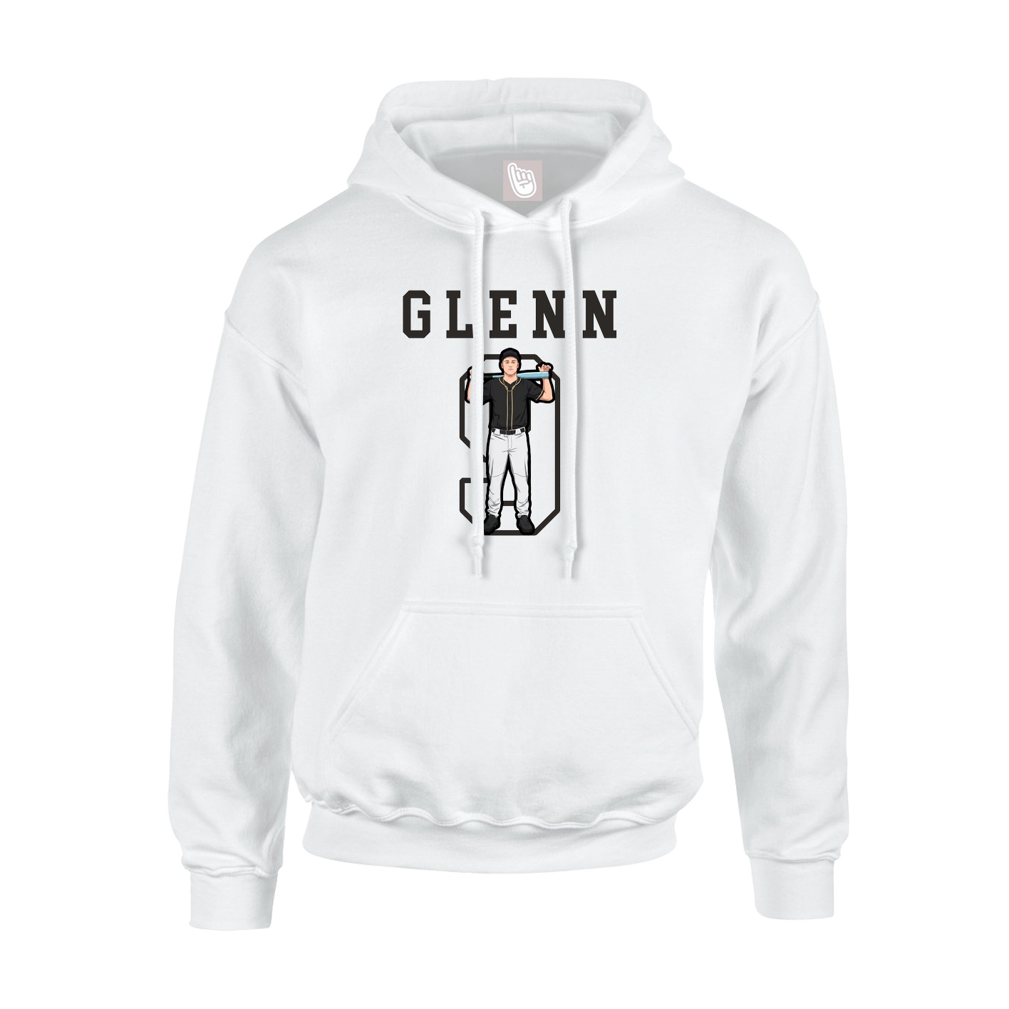 Hoodie — Shirsey in White