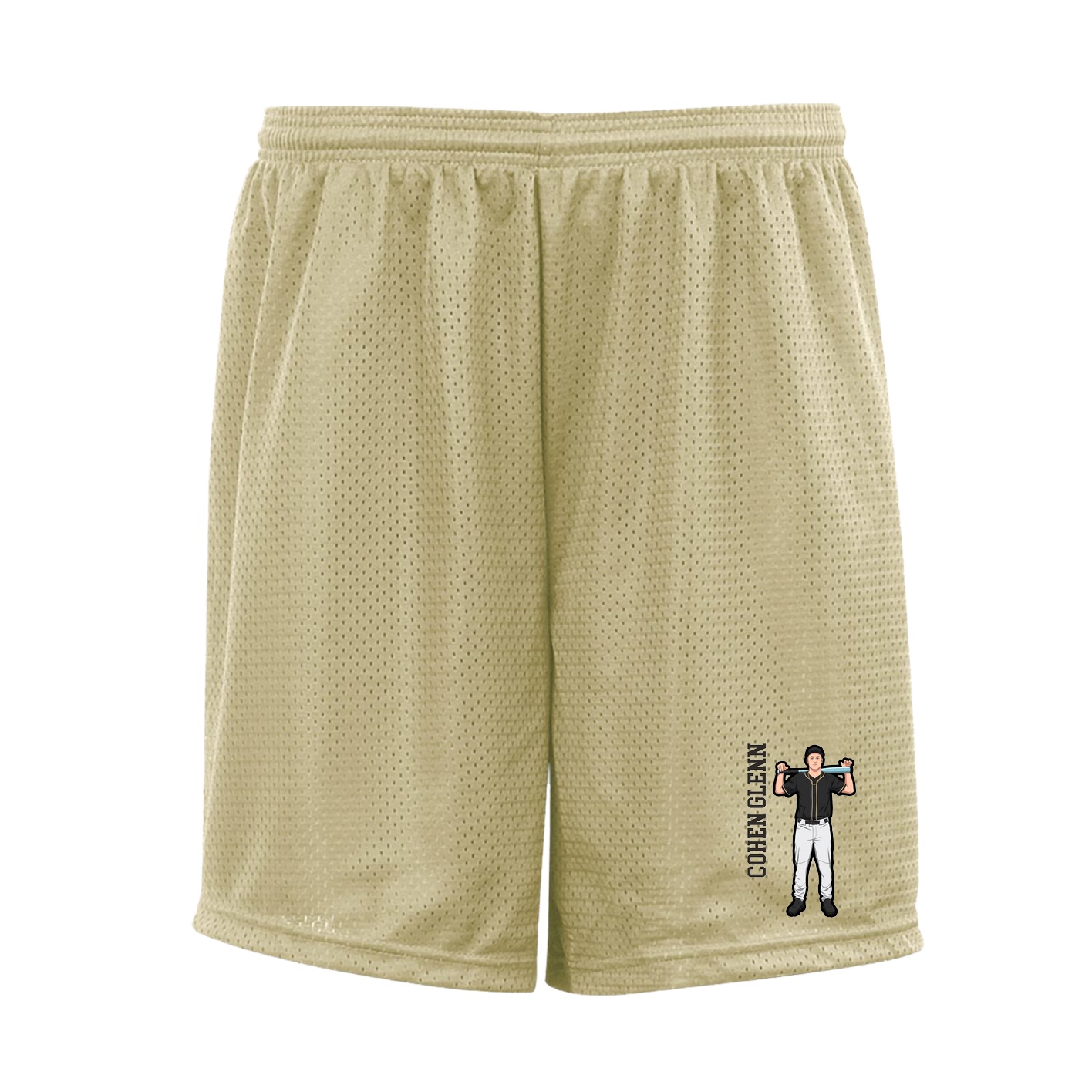 Shorts — Name Vertical in Vegas Gold