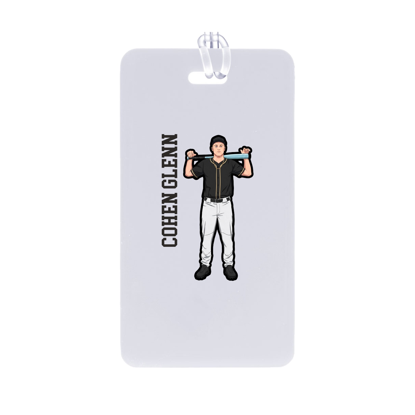 Bag Tag — Name Vertical in Classic