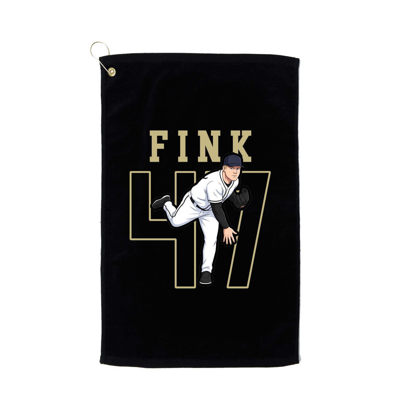 Golf Towel — Shirsey in Black