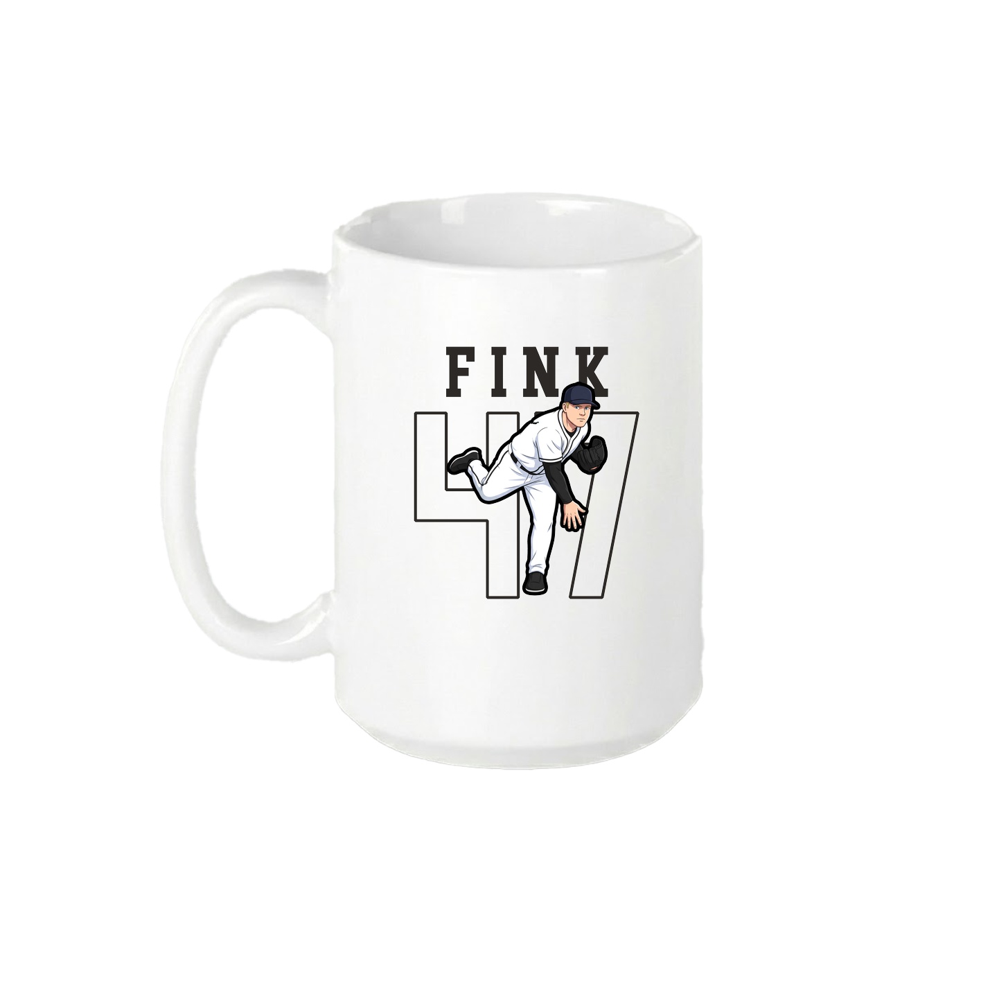 15oz Coffee Mug — Shirsey in White