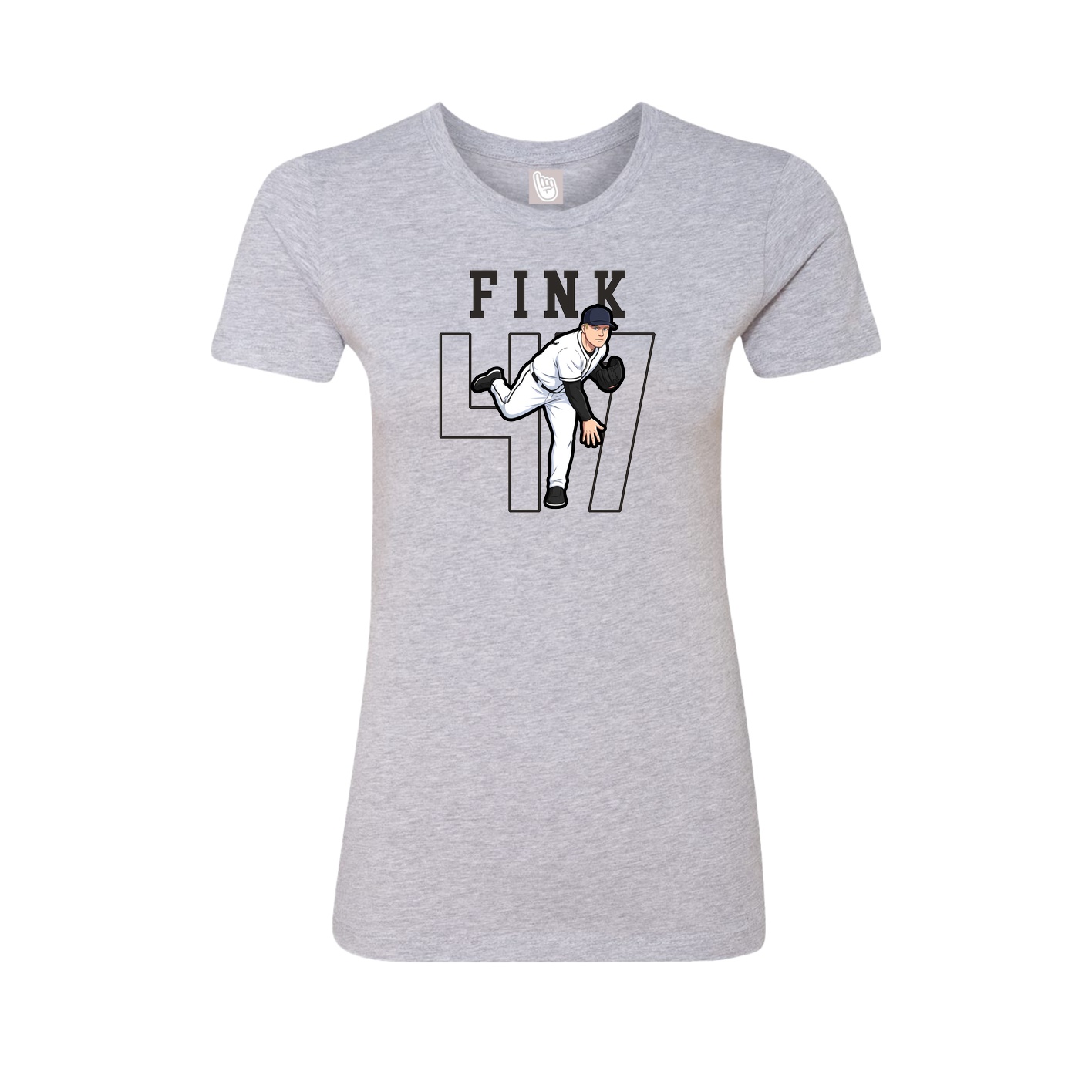 Fitted Women's Tee — Shirsey in Grey