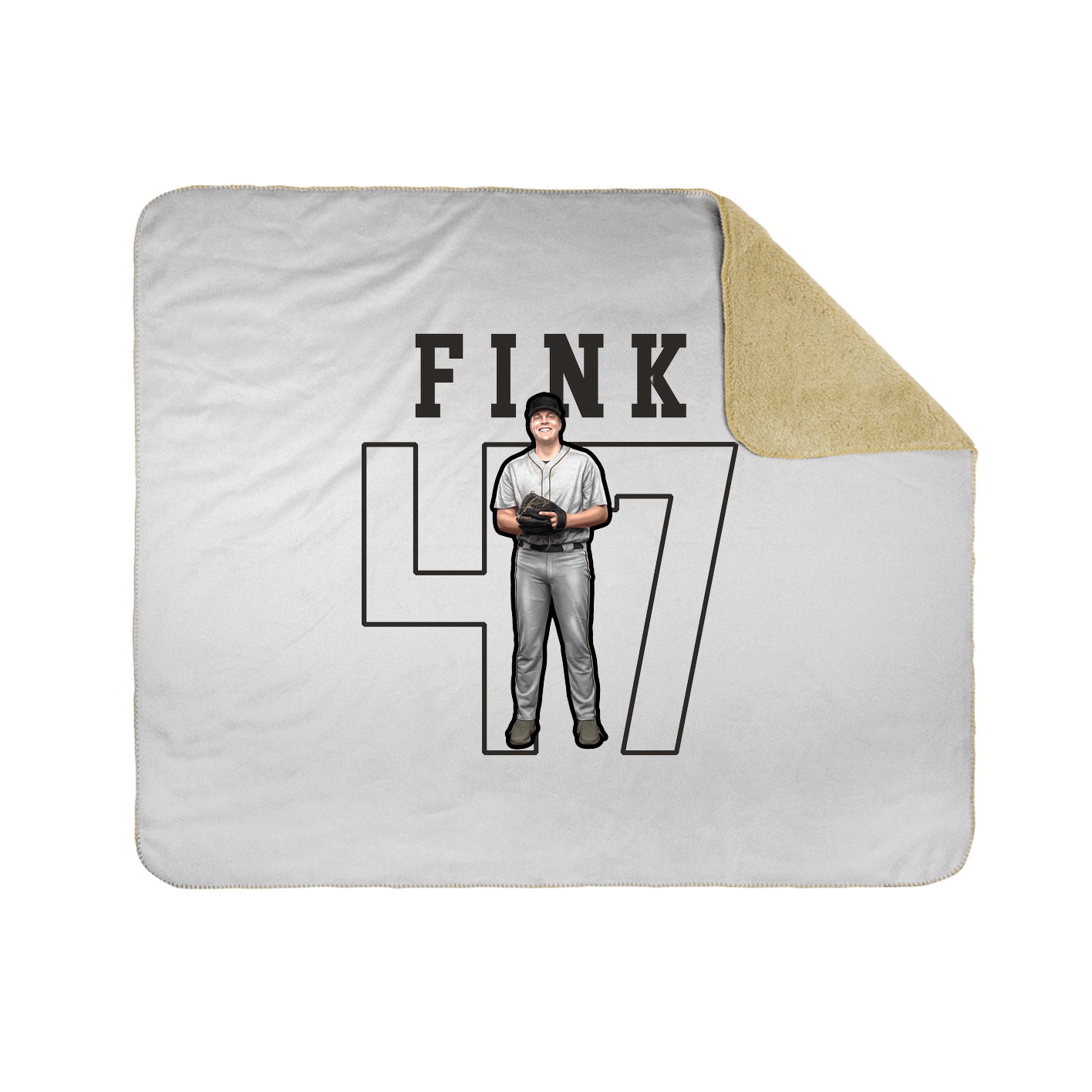 Throw Blanket — Shirsey in White