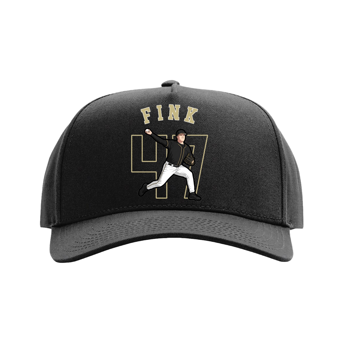 Full Fabric Five-Panel Champ Cap