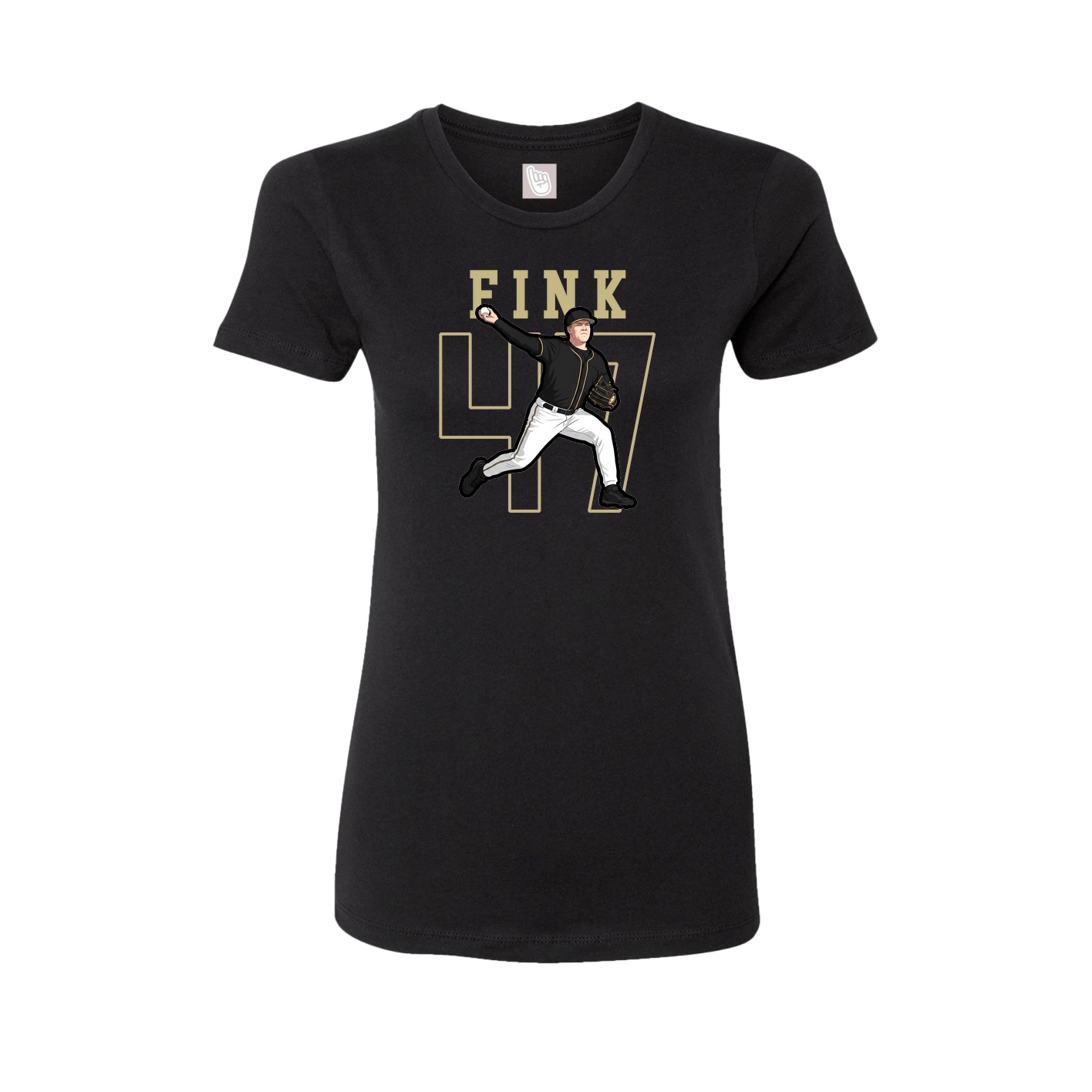 Fitted Women's Tee — Shirsey in Black
