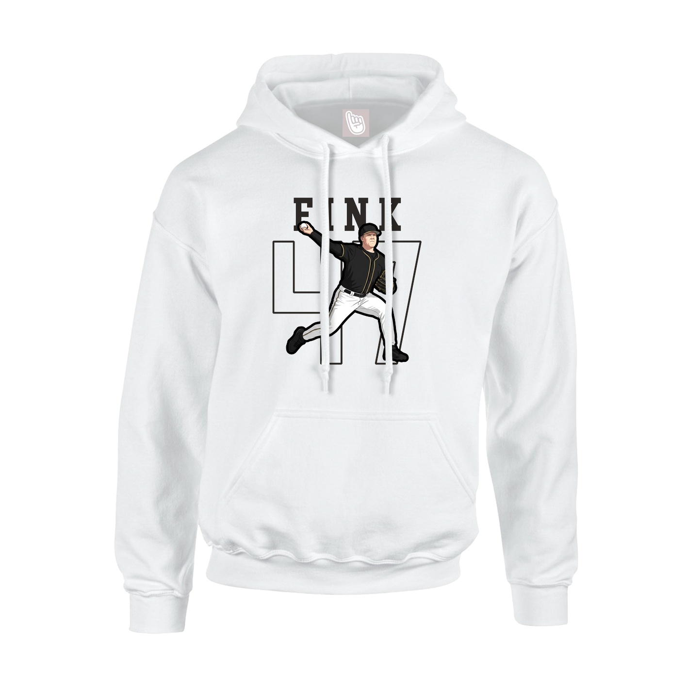 Hoodie — Shirsey in White
