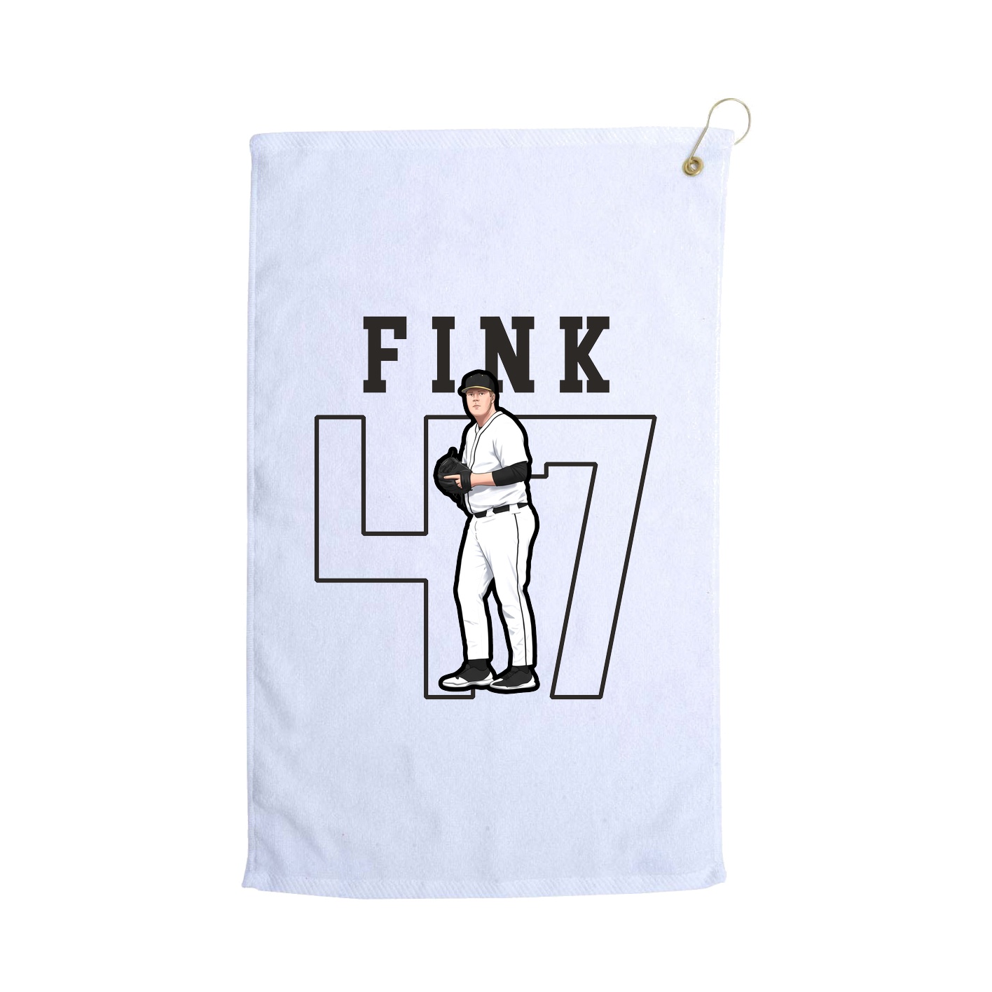 Golf Towel — Shirsey in White
