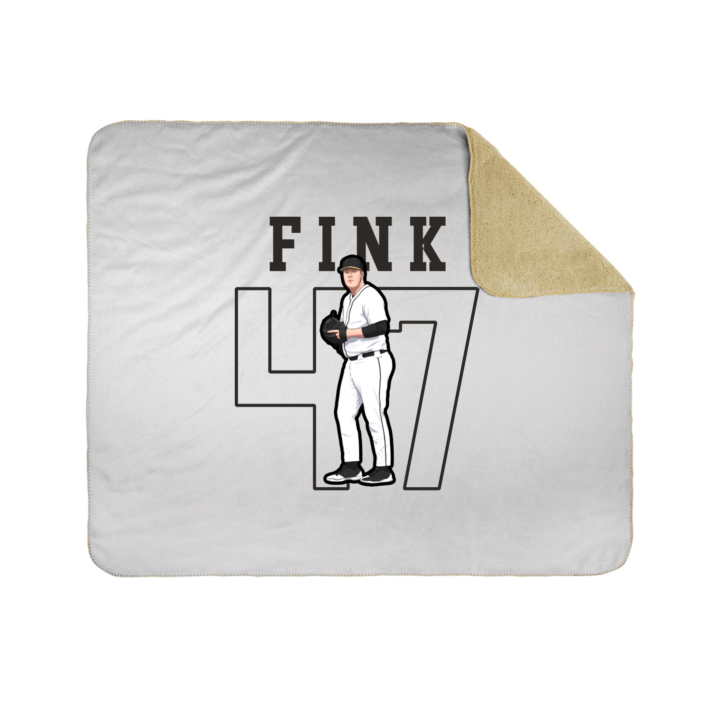 Throw Blanket — Shirsey in White