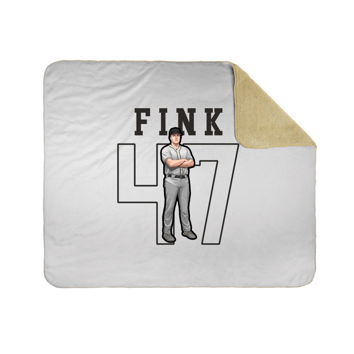 Throw Blanket — Shirsey in White