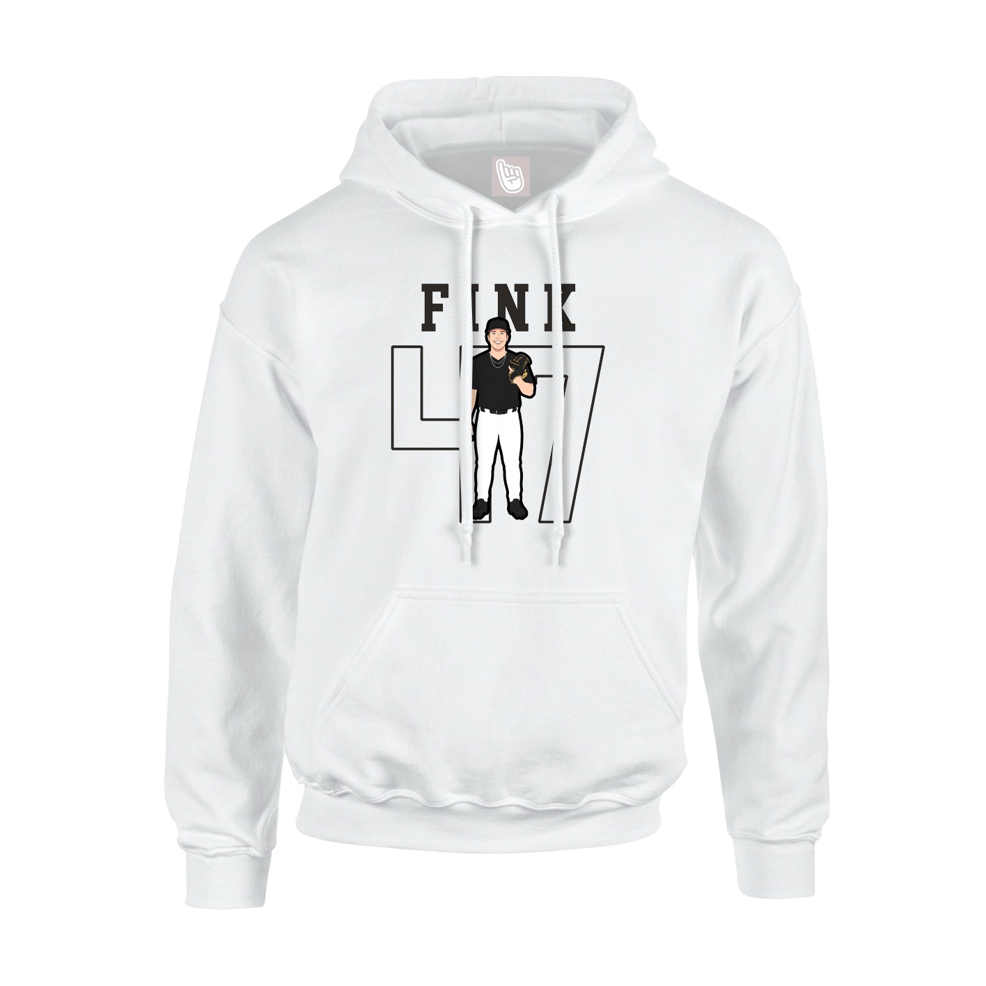 Hoodie — Shirsey in White