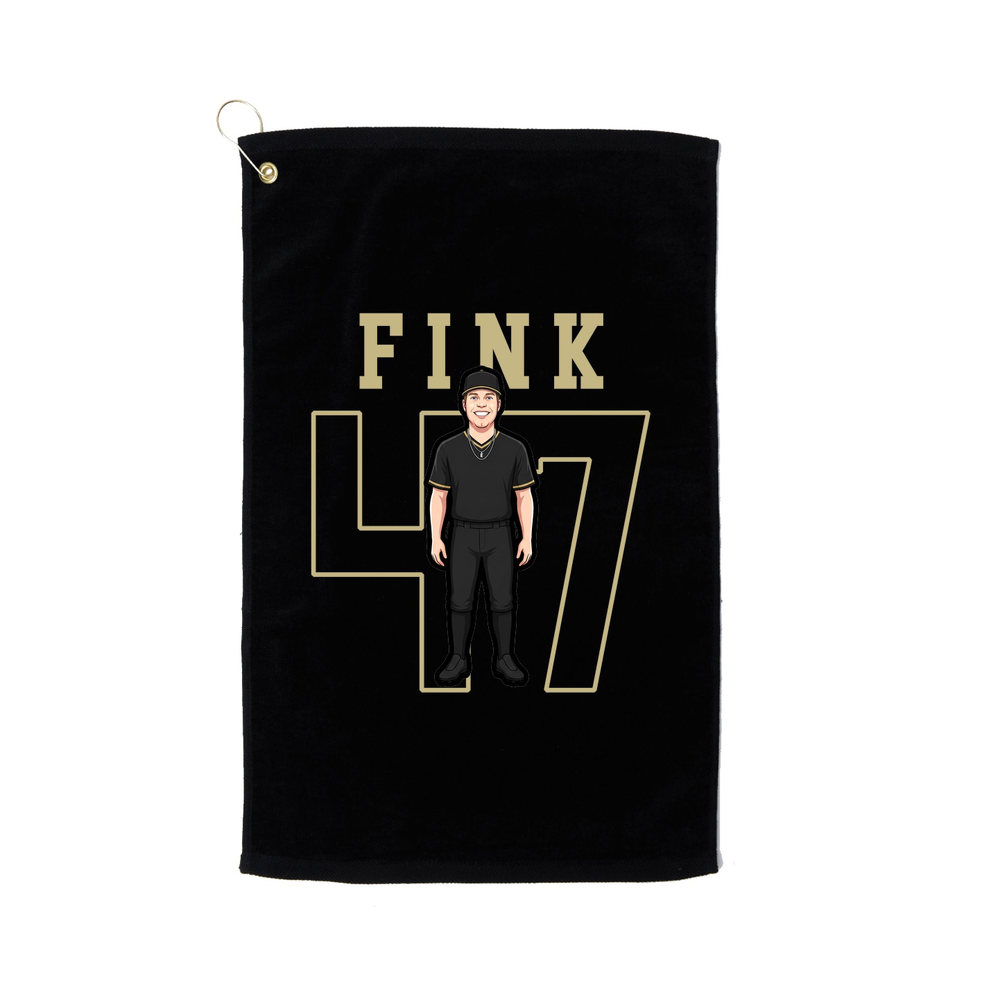 Golf Towel — Shirsey in Black