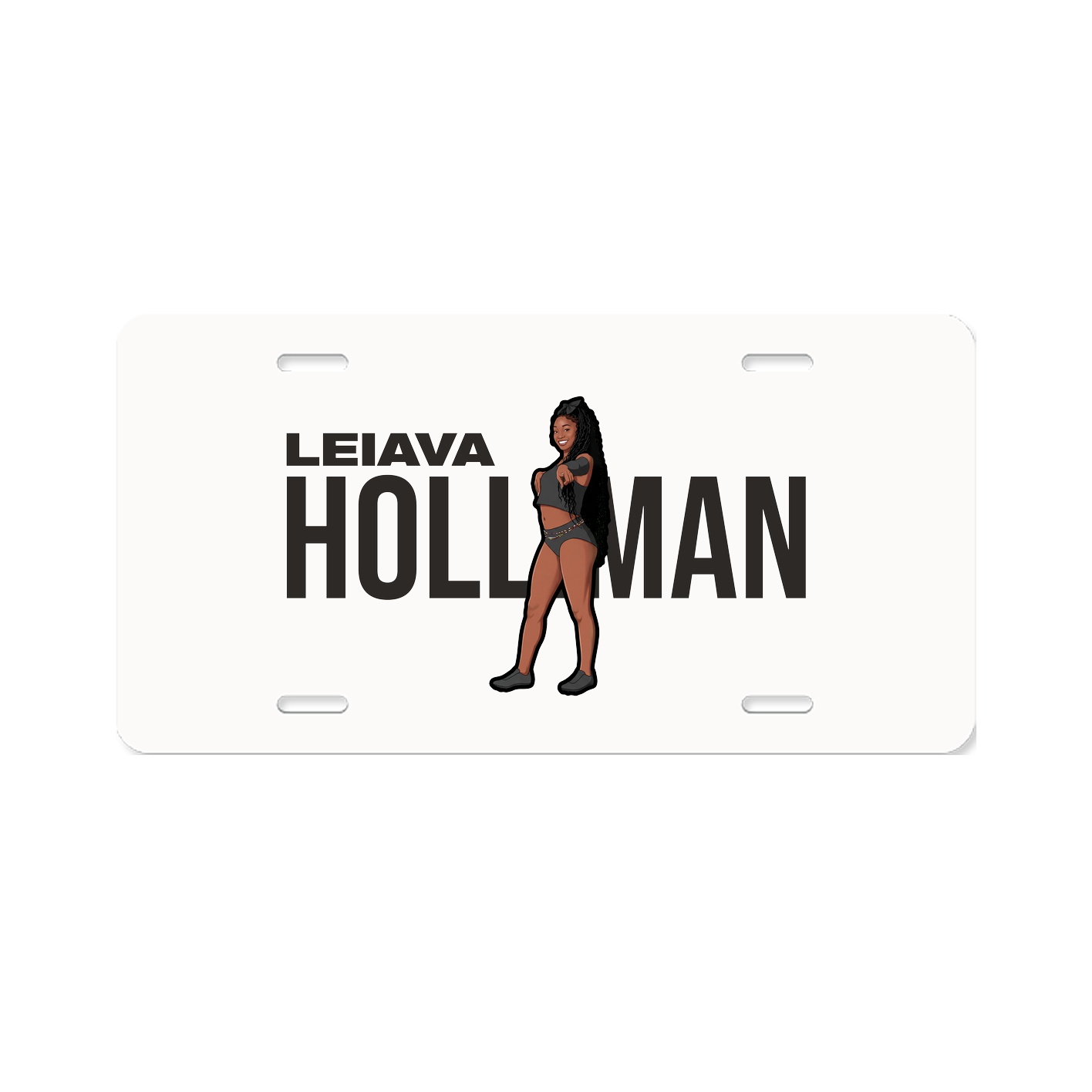 License Plate — Player Name in Classic