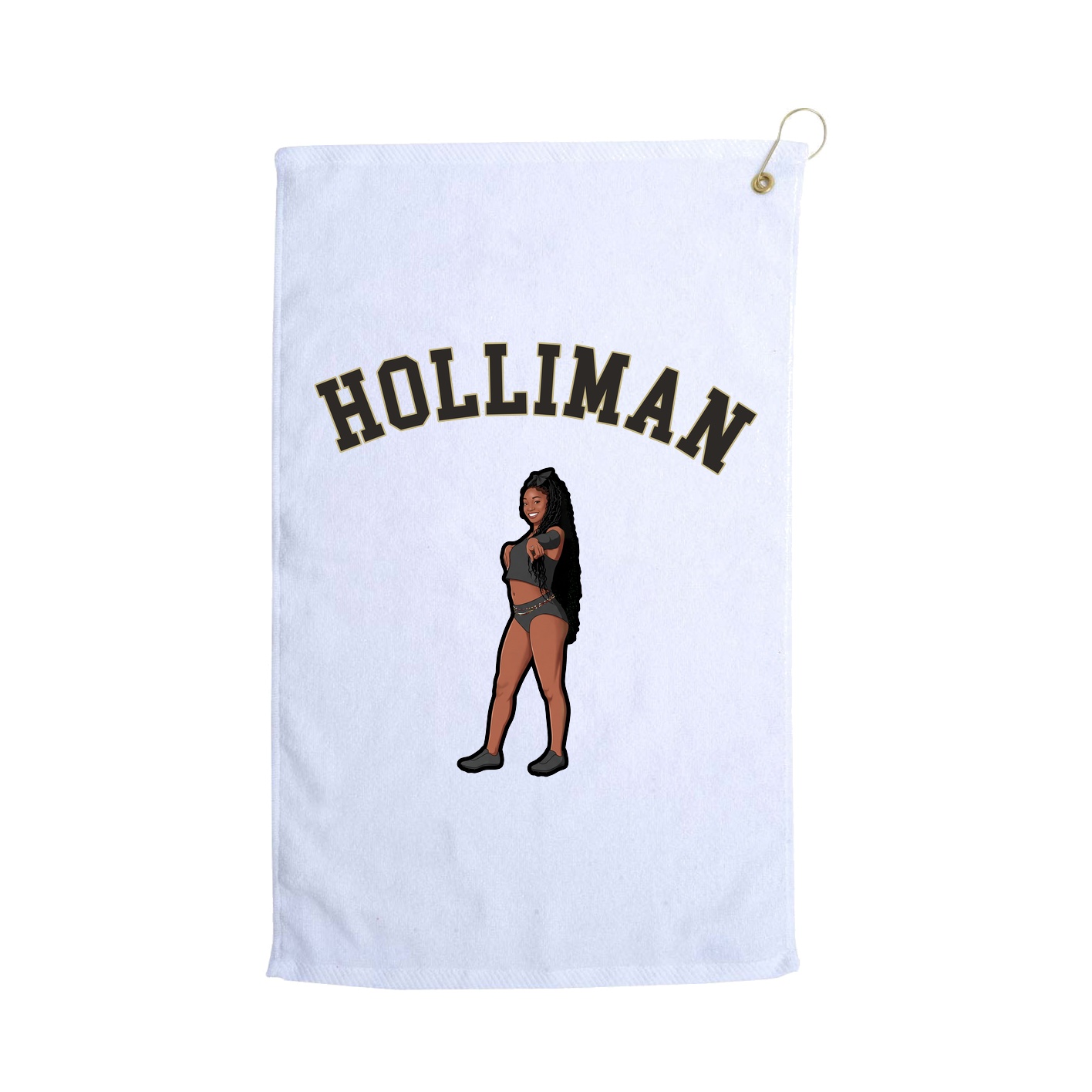 Golf Towel — Shirsey Arch in White