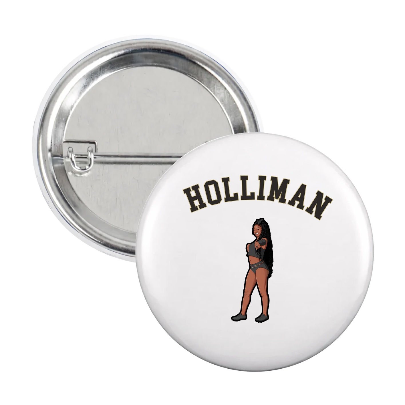 Game Day Button — Shirsey Arch in White
