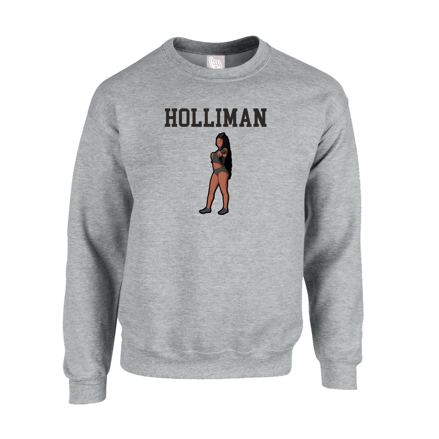 Fleece Crew — Shirsey in Grey