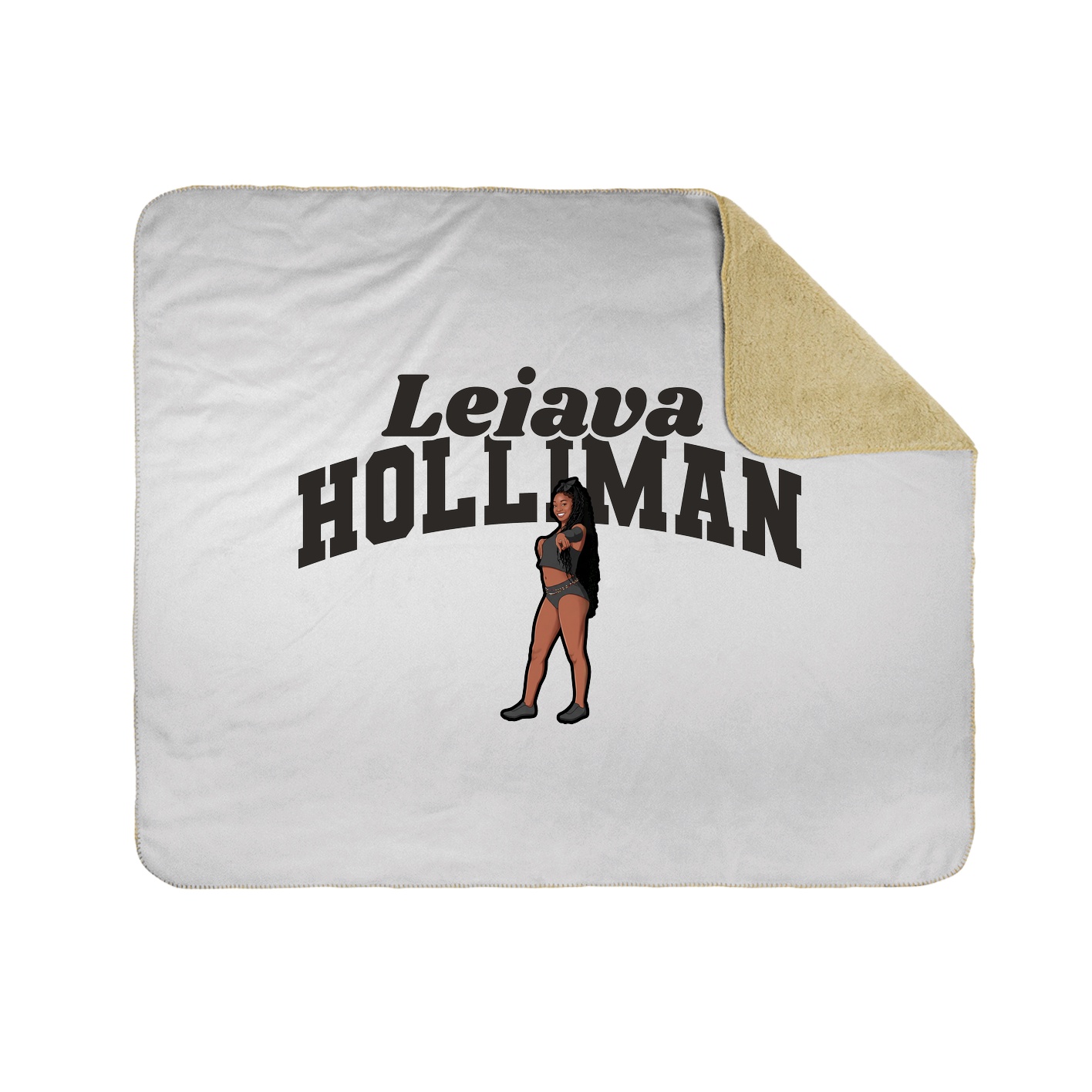 Throw Blanket — Signature Arch in White