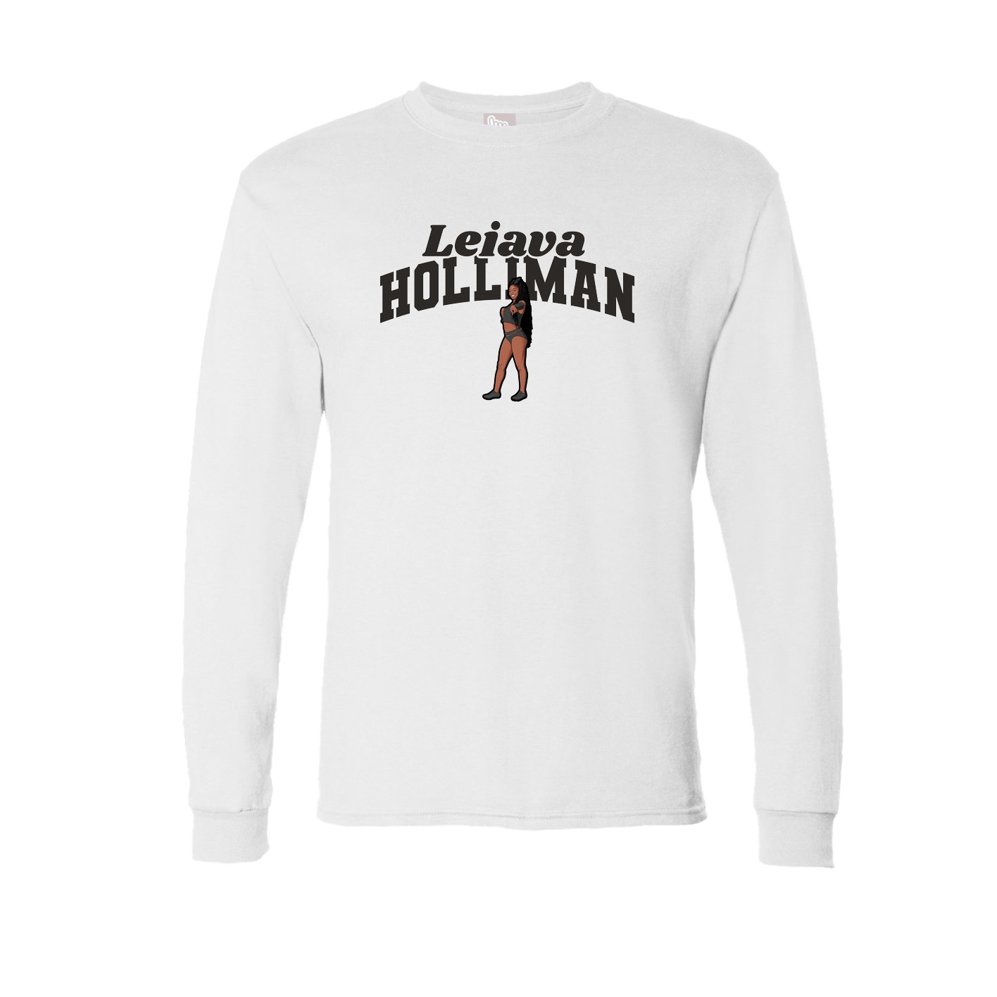Long Sleeve Tee — Signature Arch in White