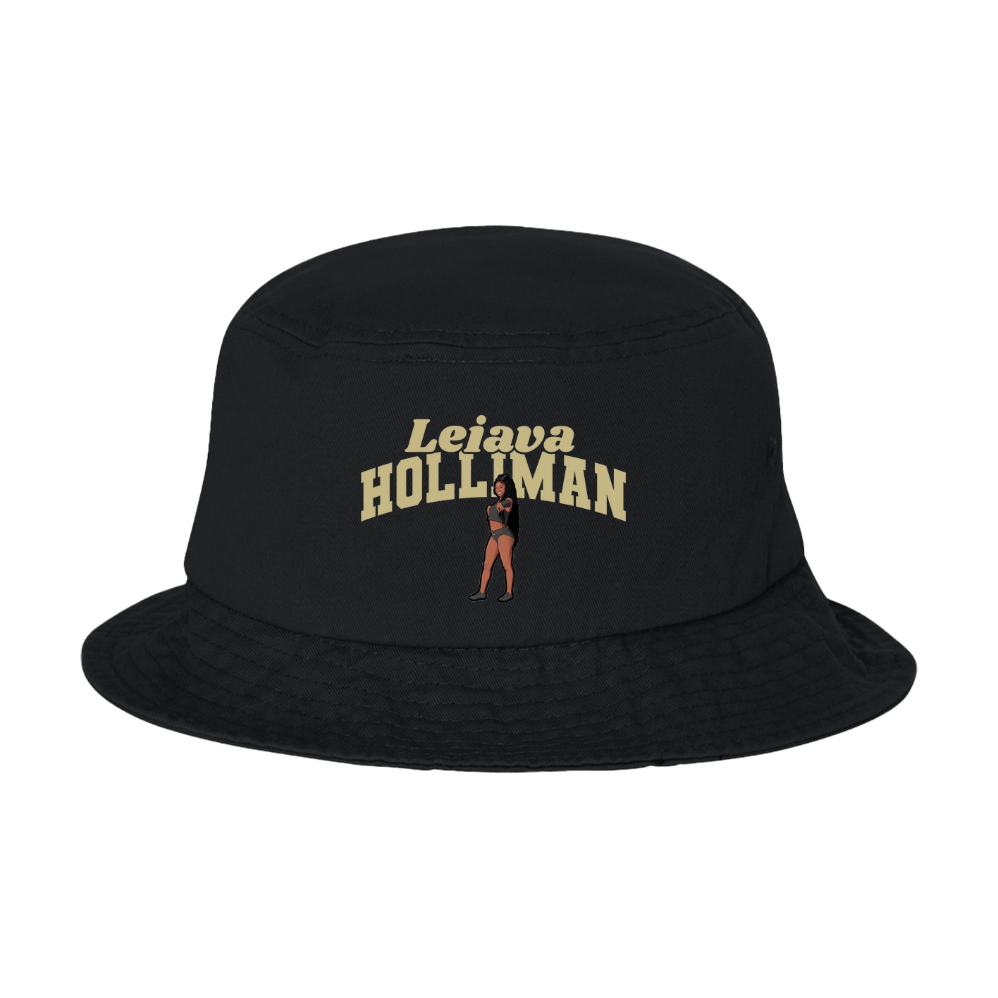 Bucket Cap — Signature Arch in Black
