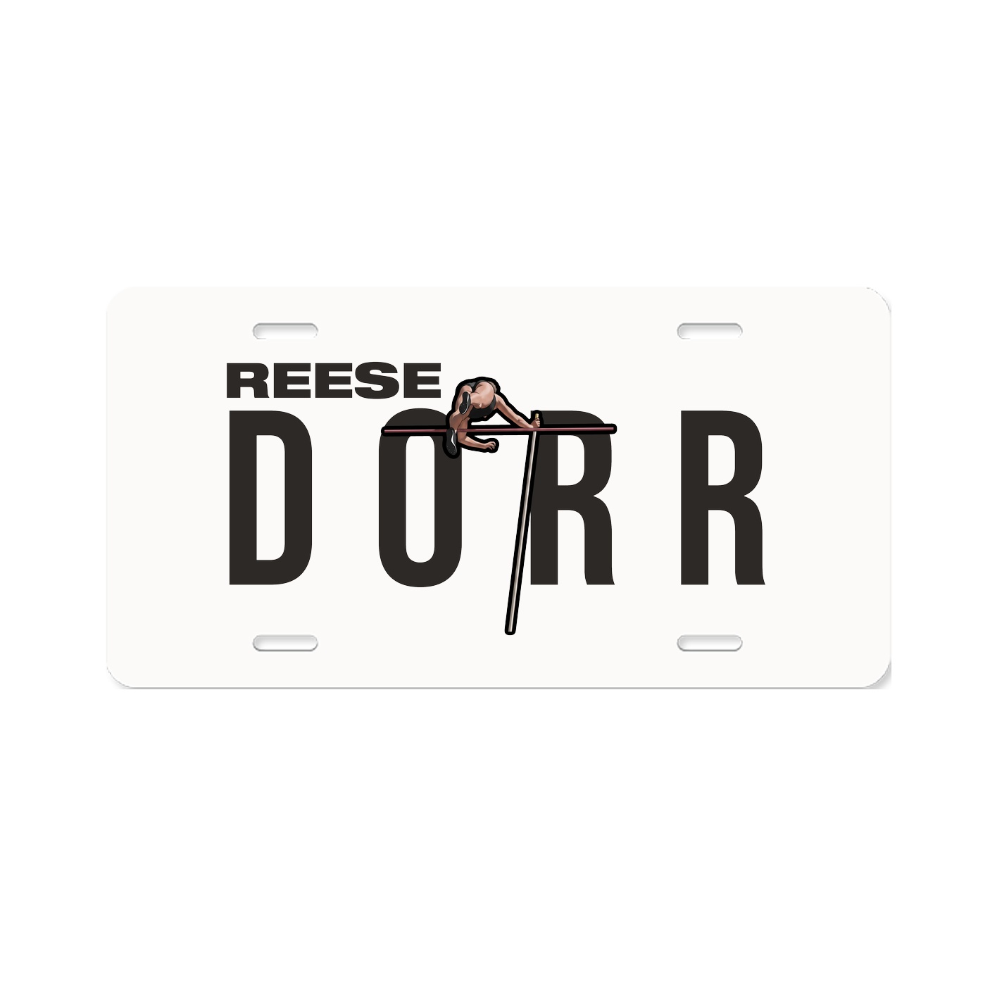 License Plate — Player Name in Classic