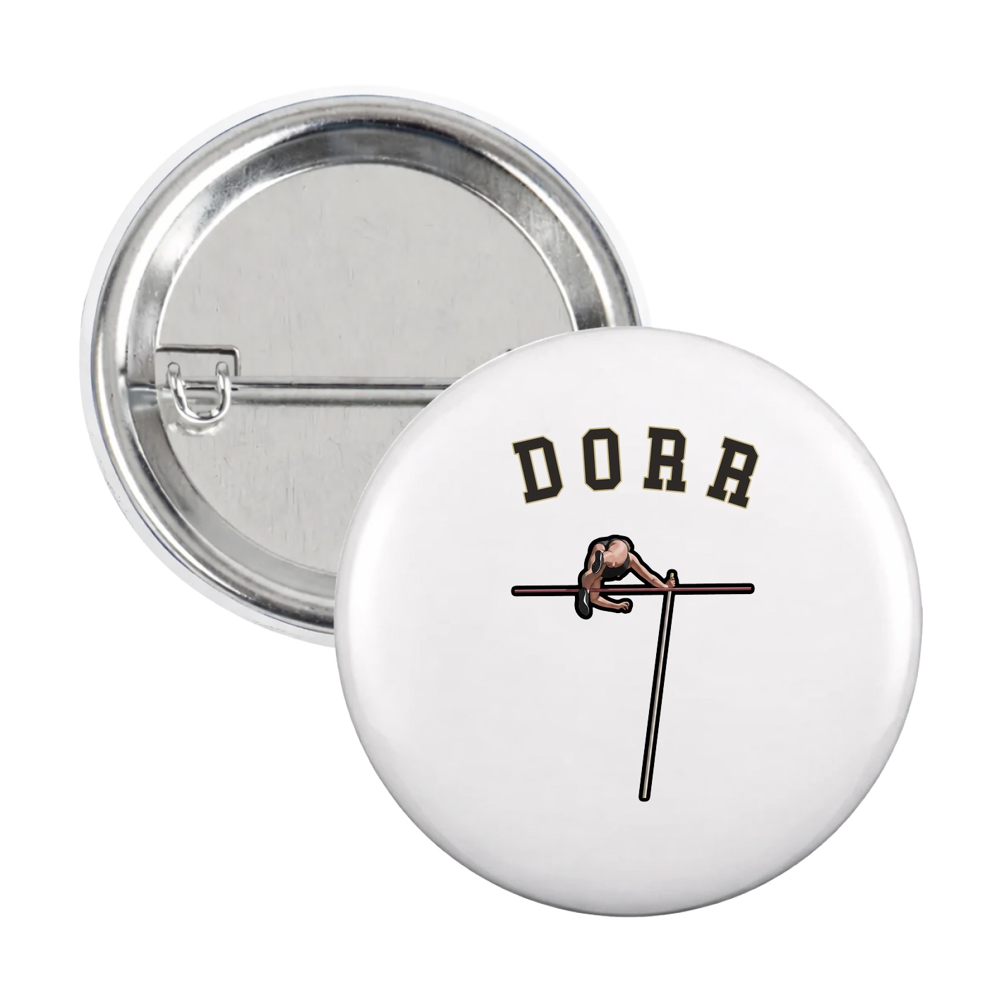 Game Day Button — Shirsey Arch in White
