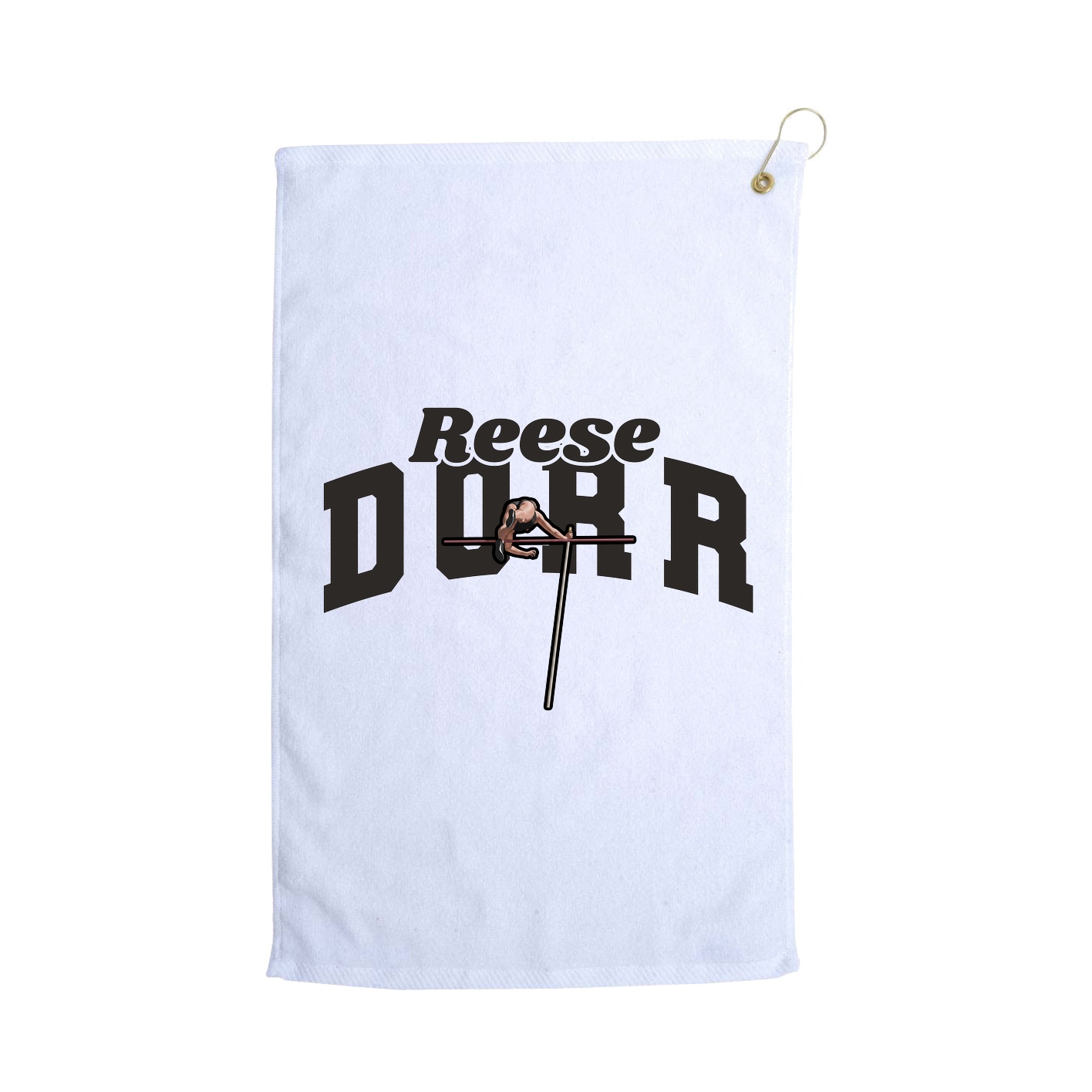 Golf Towel — Signature Arch in White