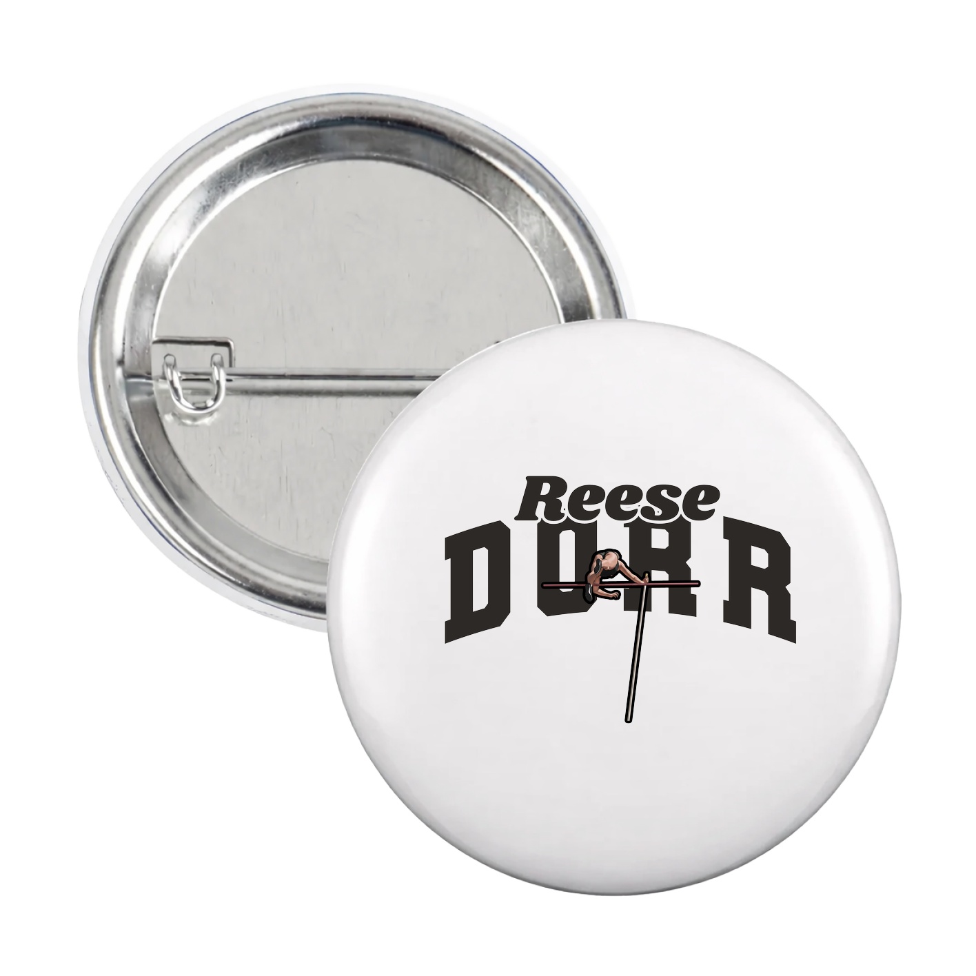 Game Day Button — Signature Arch in White