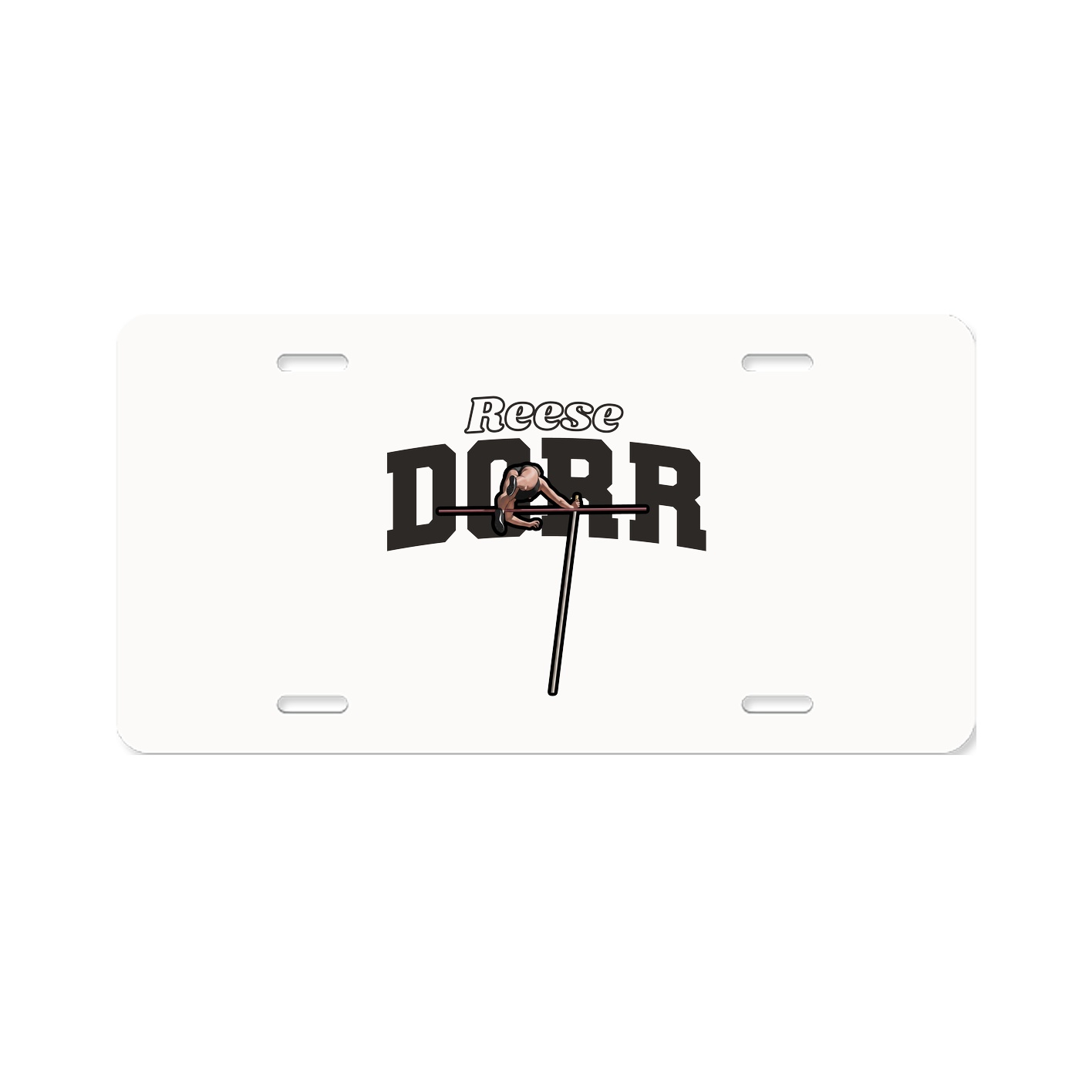 License Plate — Name Arch in Classic