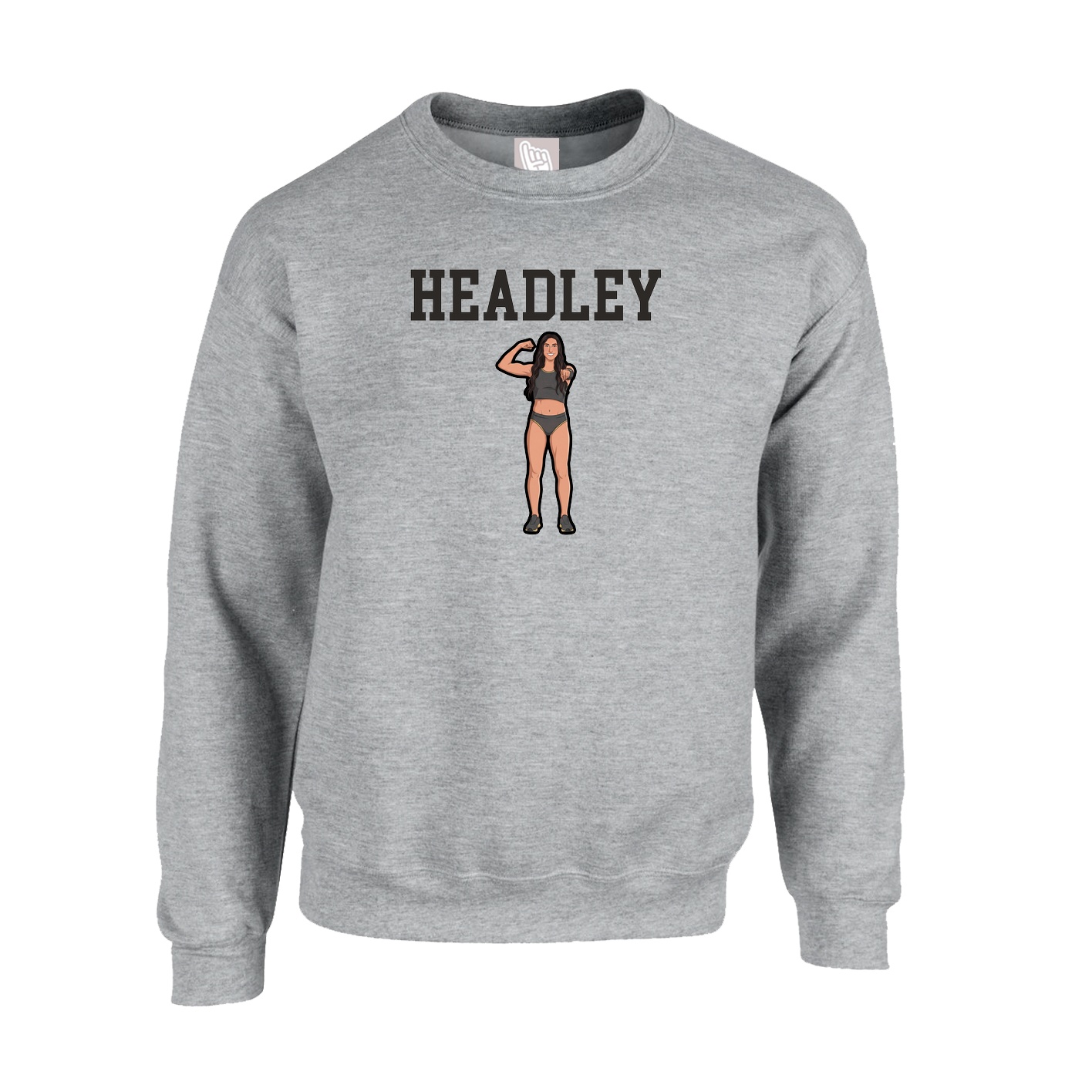 Fleece Crew — Shirsey in Grey