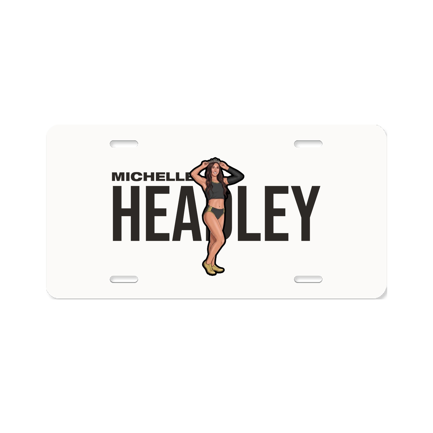 License Plate — Player Name in Classic