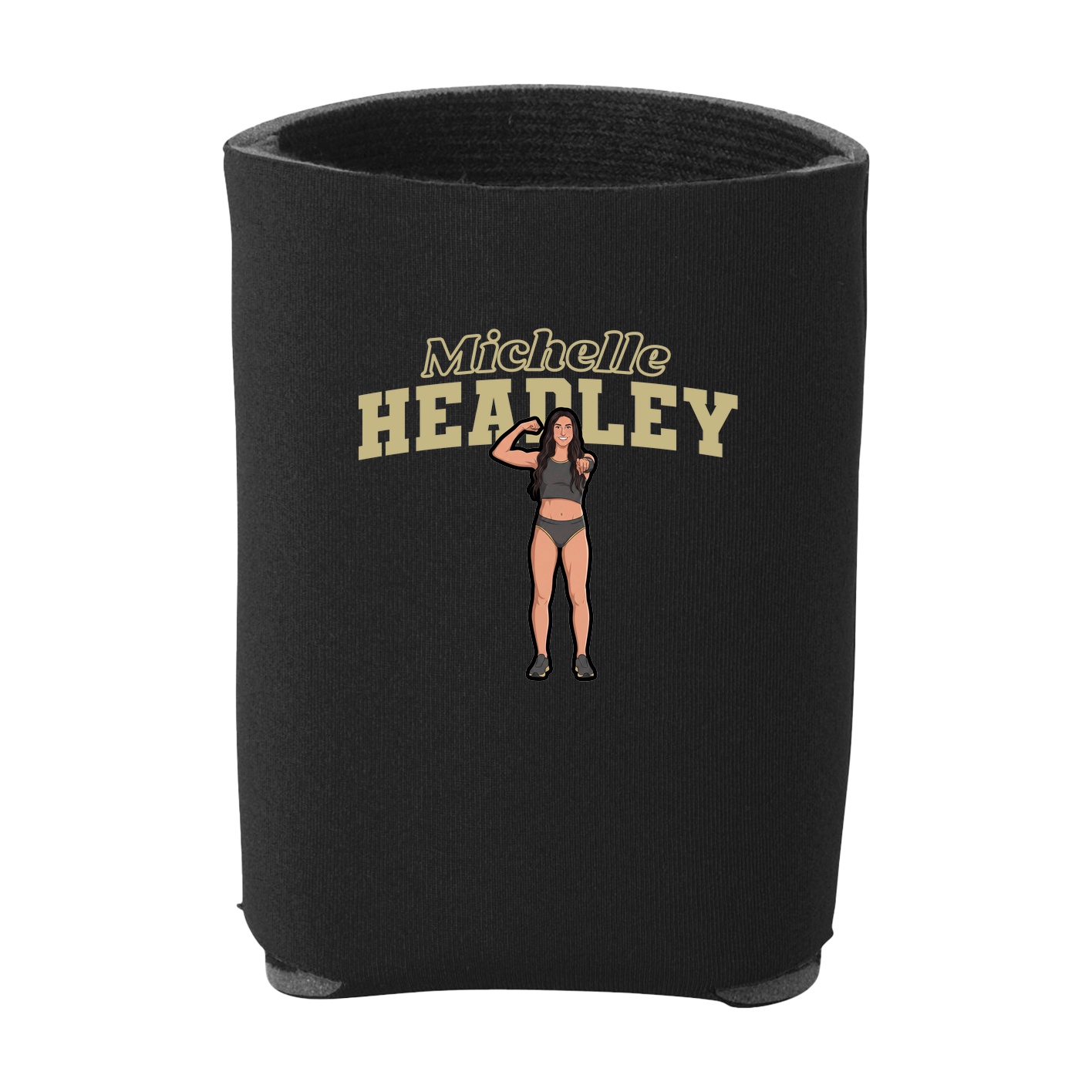 Can Holder — Name Arch in Black