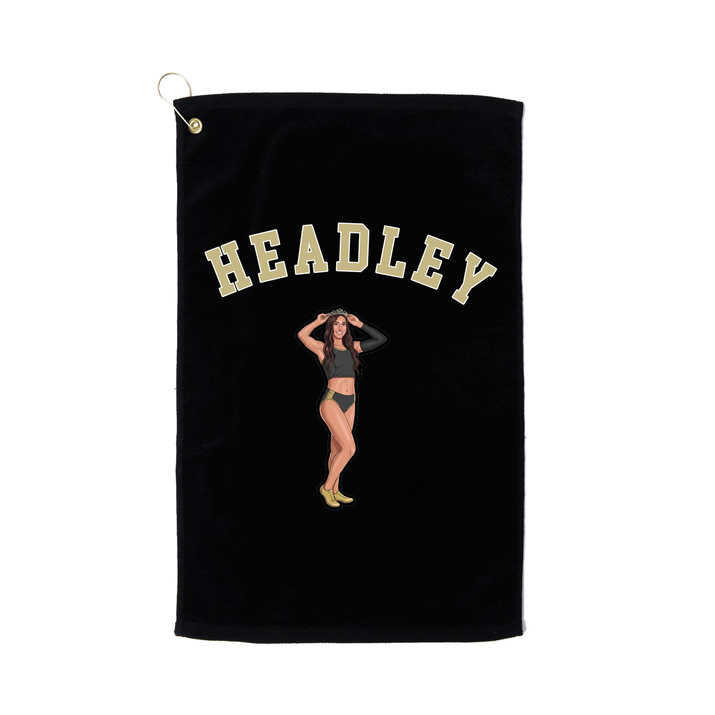 Golf Towel — Shirsey Arch in Black