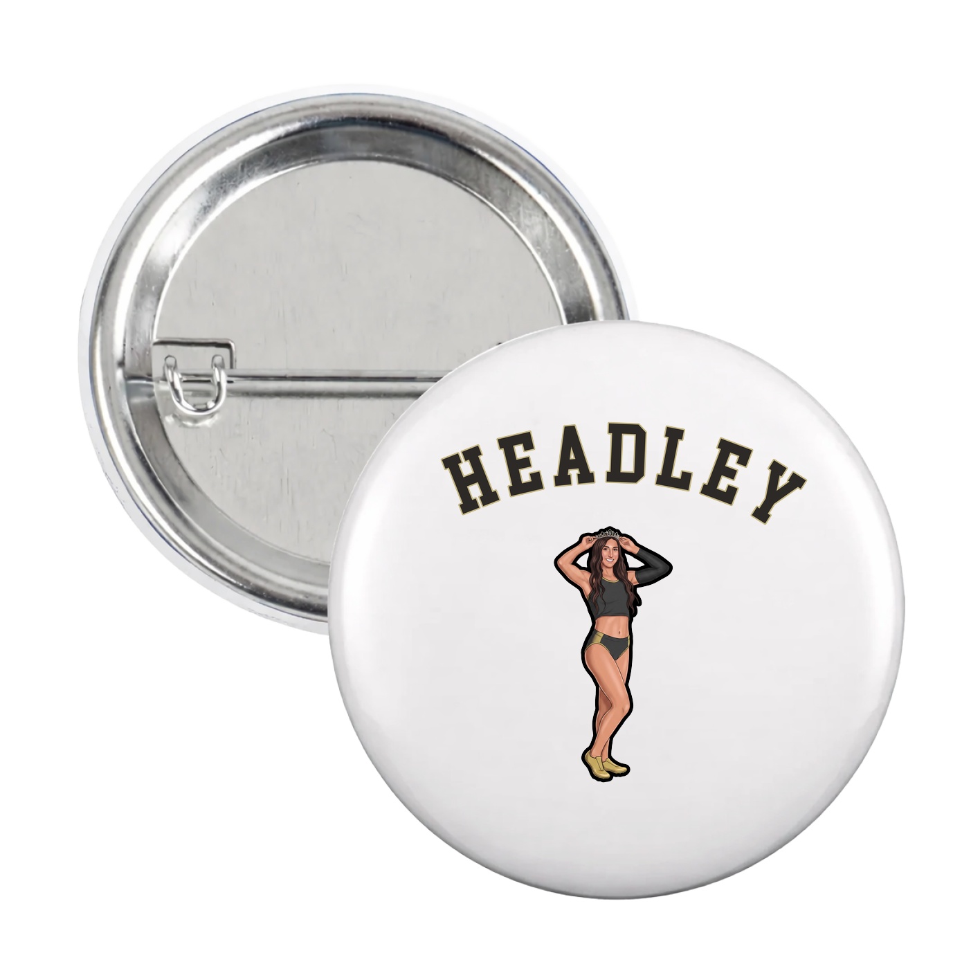 Game Day Button — Shirsey Arch in White