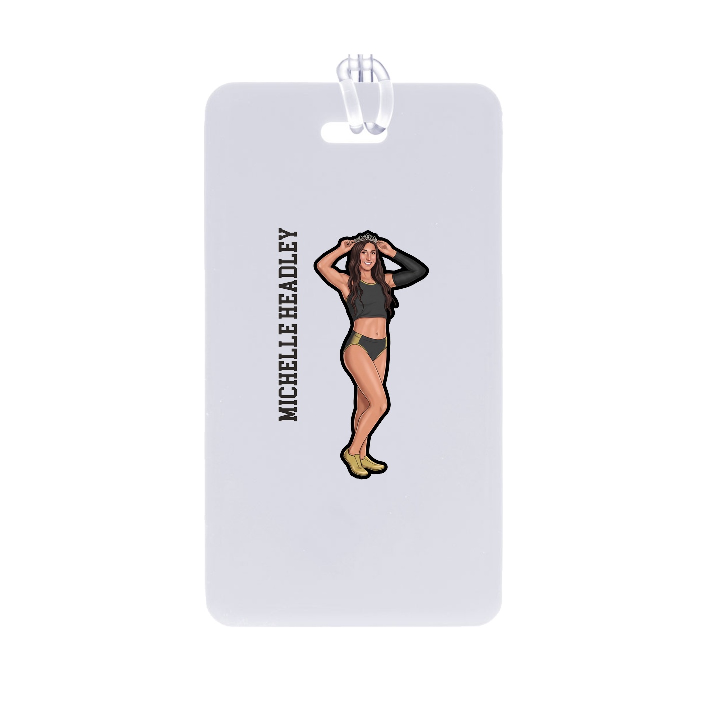Bag Tag — Name Vertical in Classic