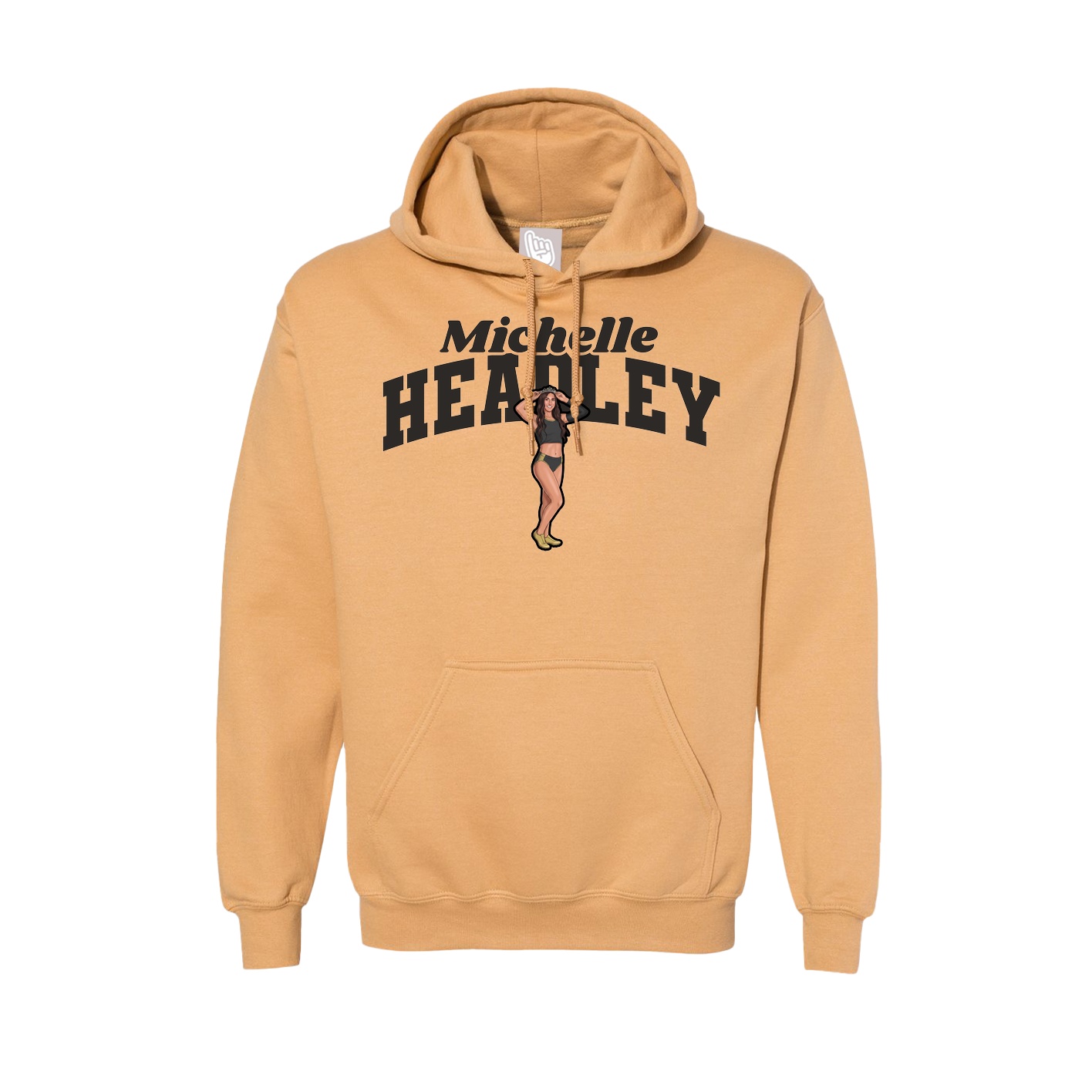 Hoodie — Signature Arch in Vegas Gold