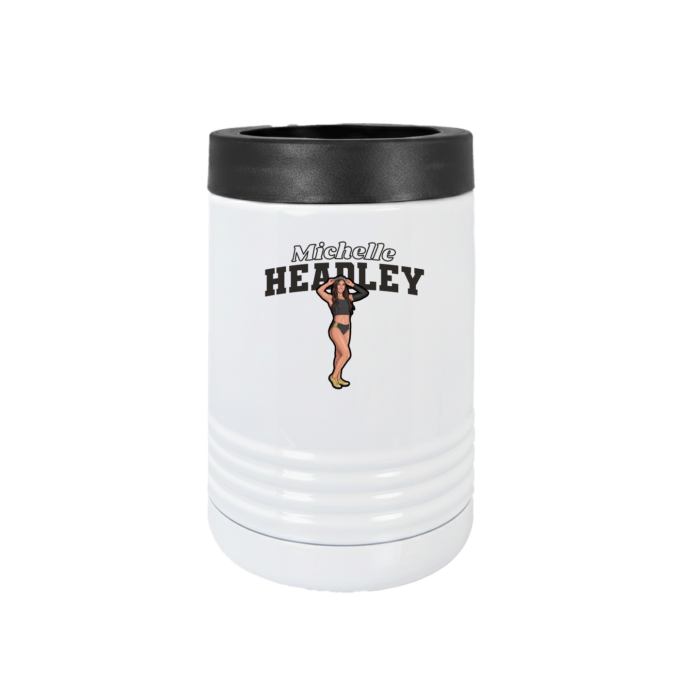Beverage Holder — Name Arch in White