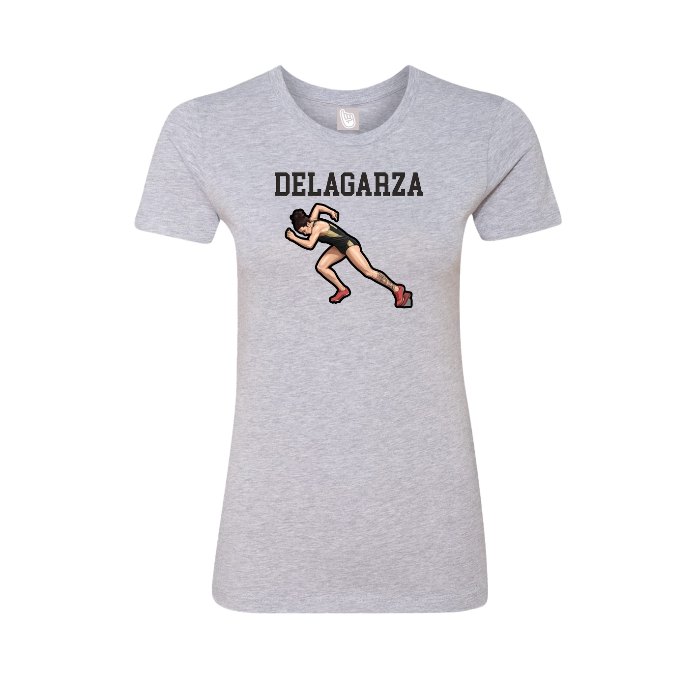 Fitted Women's Tee — Shirsey in Grey