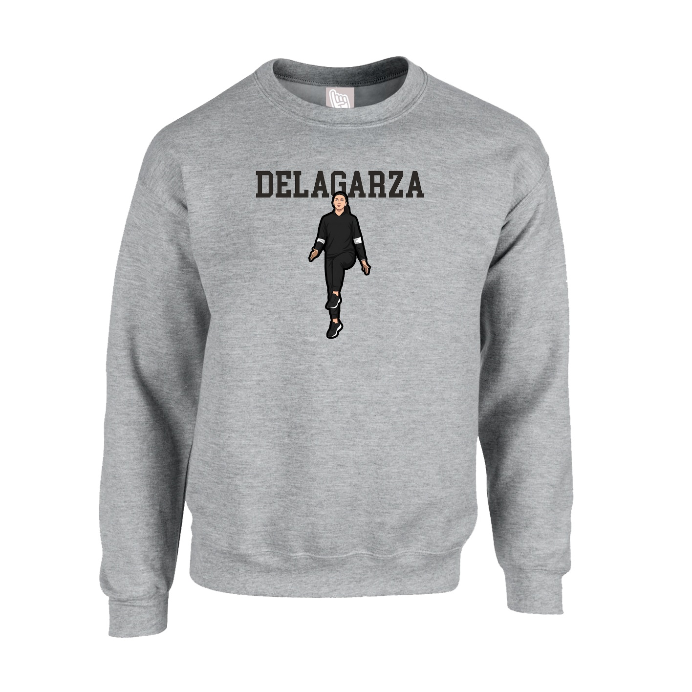 Fleece Crew — Shirsey in Grey