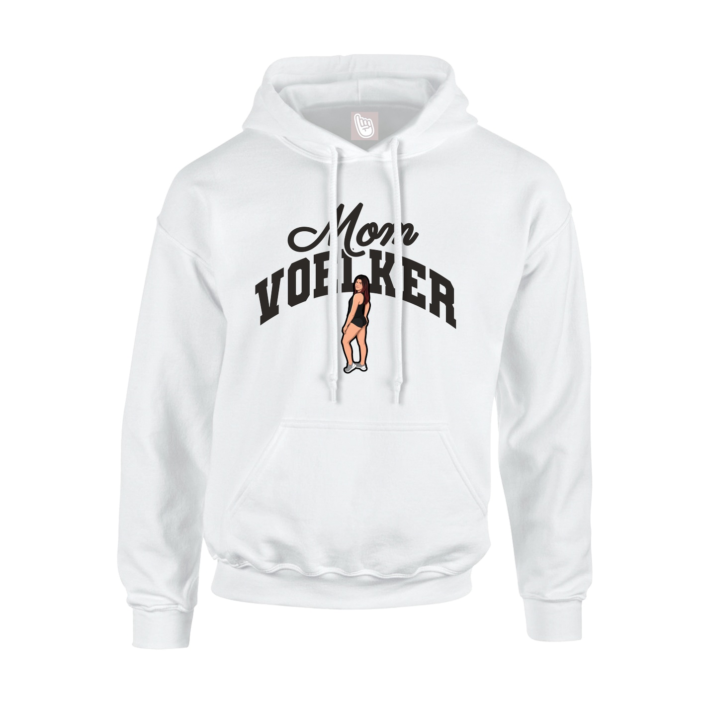 Hoodie — Mothers Day Arch in White