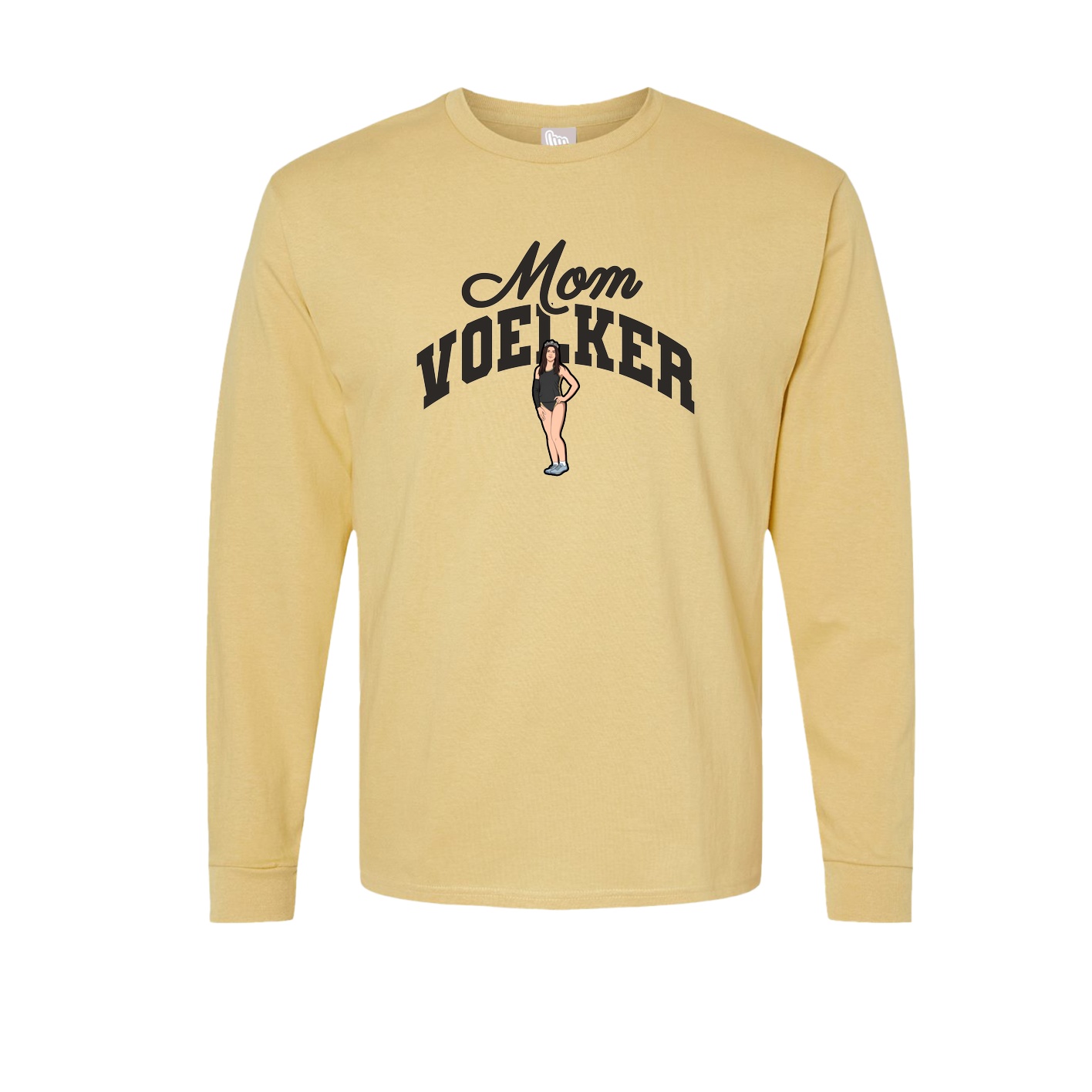Long Sleeve Tee — Mothers Day Arch in Vegas Gold