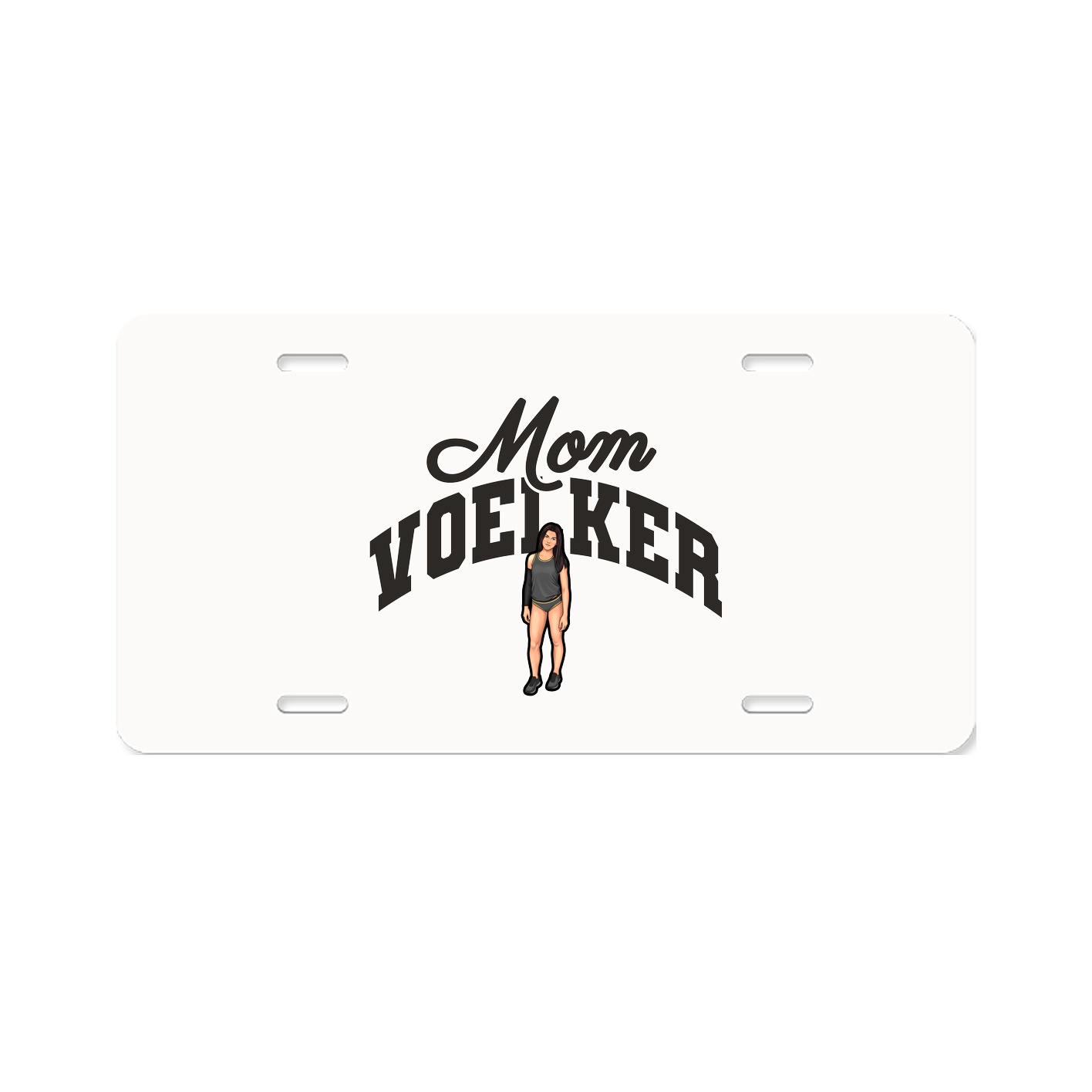 License Plate — Mothers Day Arch in Classic