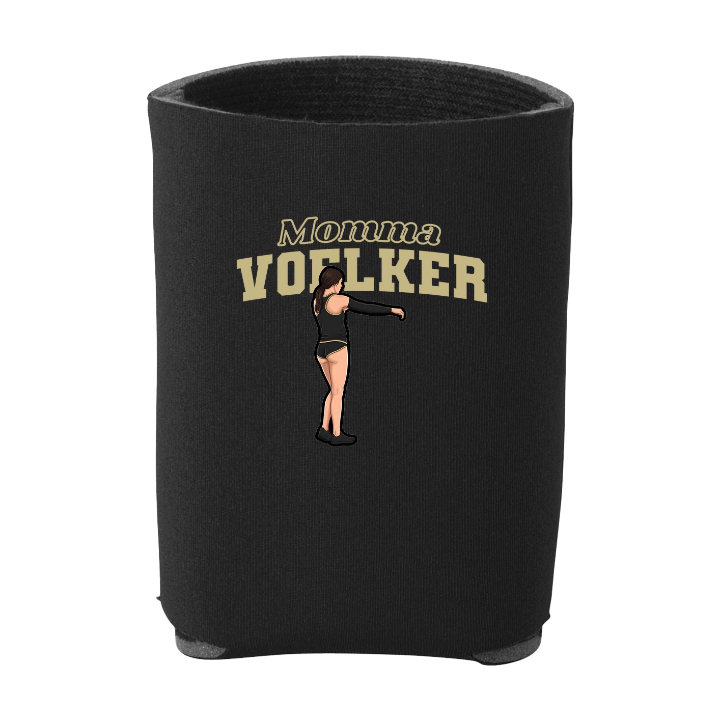 Can Holder — Mothers Day Block in Black