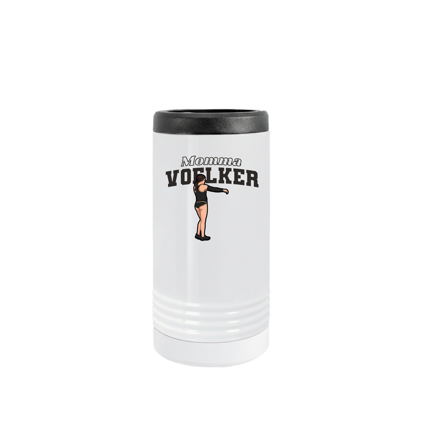 Slim Beverage Holder — Mothers Day Block in White